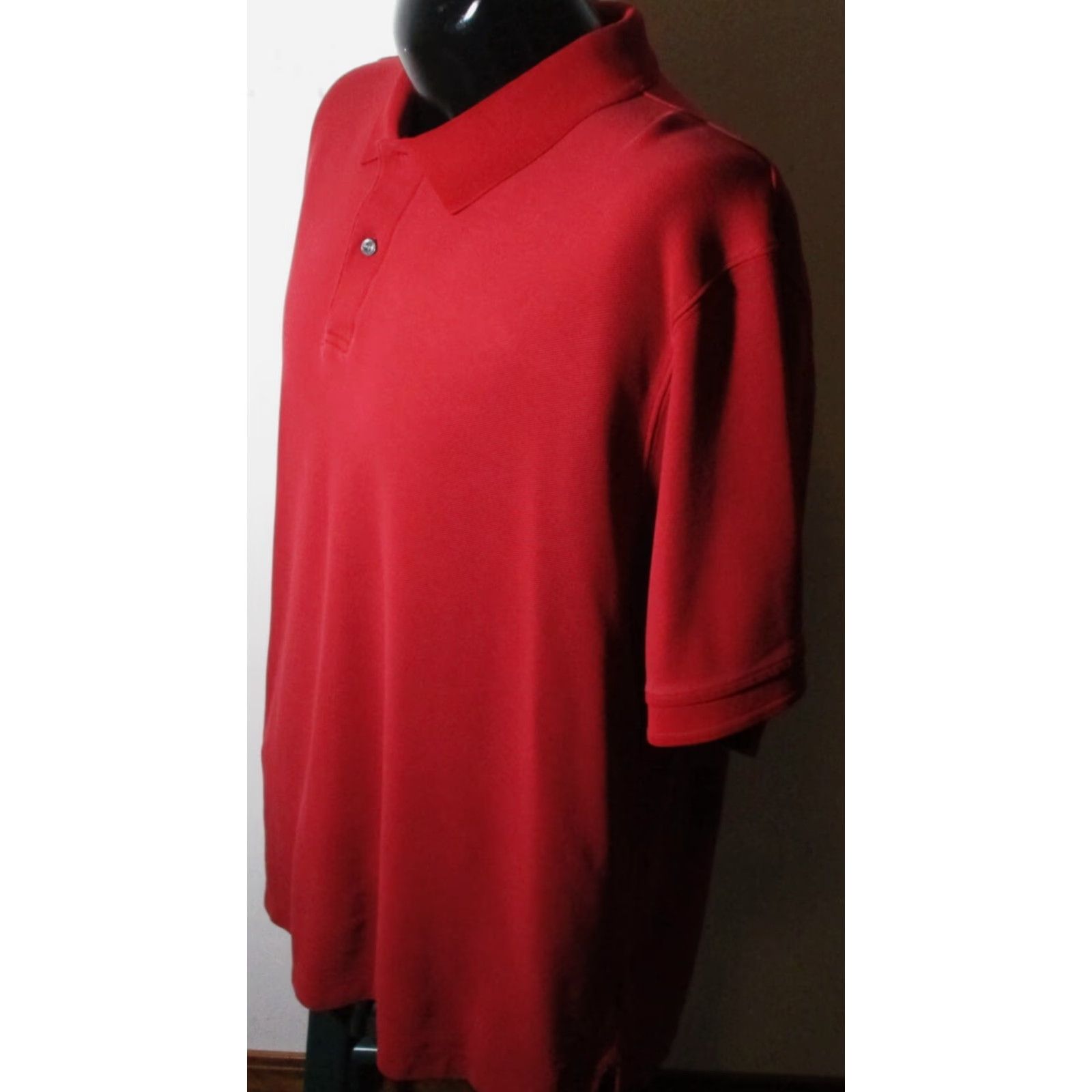 Vintage L.L. BEAN Polo Shirt Burgundy Short Sleeve XL Men’s Classic 100% Cotton V-Neck Button Shirt Polo Shirt Casual Golf Size US XL / EU 56 / 4 - 4 Thumbnail