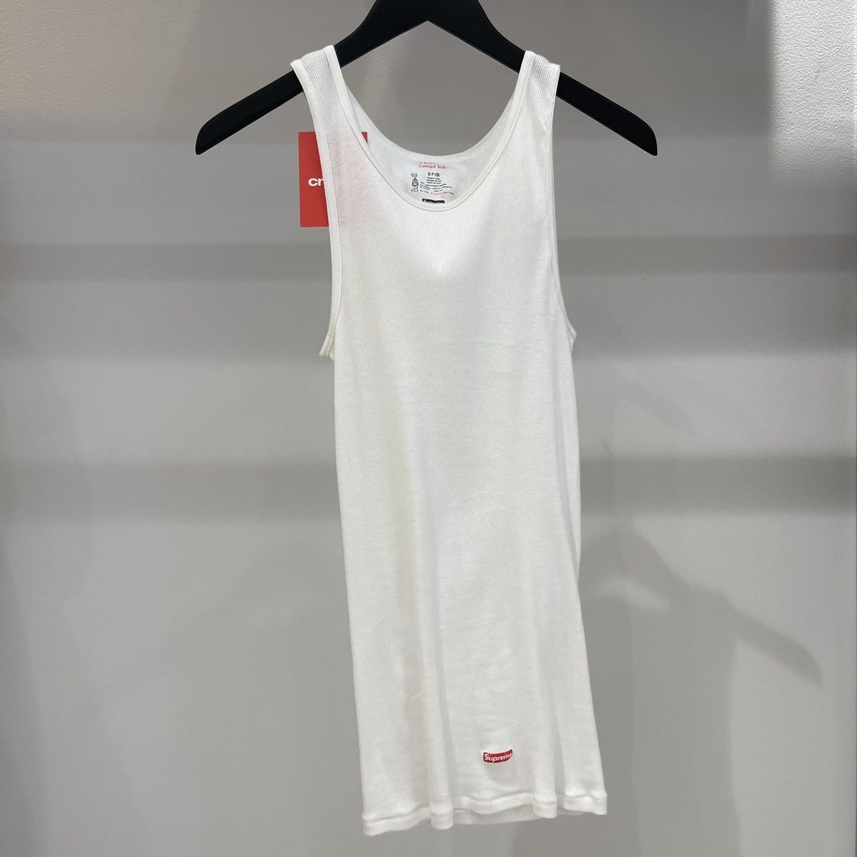 トップス Supreme MM6 Hanes Tagless Tank Top white Buy Supreme x MM6 Maison Margiela Tagless Tank Top (1 Pack