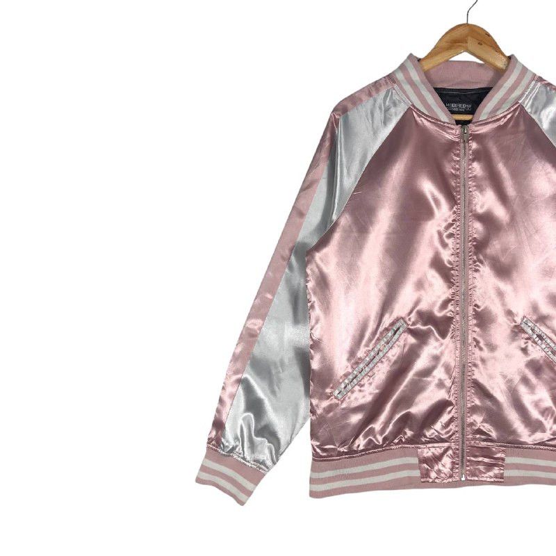 Japanese Brand Vintage Modified Unstudio Wear Satin Jacket Size US L / EU 52-54 / 3 - 3 Thumbnail