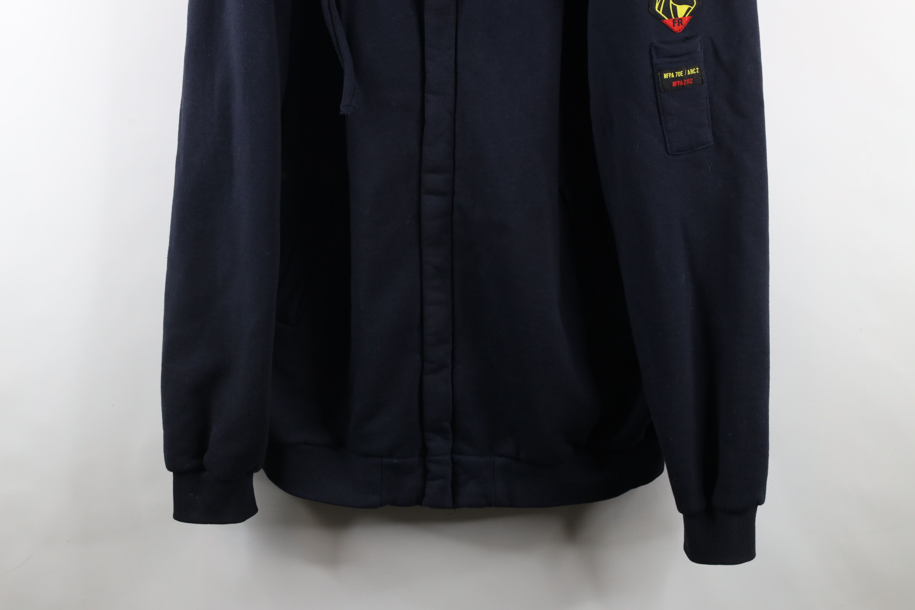 Vintage Streetwear Heavyweight Flame Resistant FR Full Zip Hoodie Size US XL / EU 56 / 4 - 3 Thumbnail