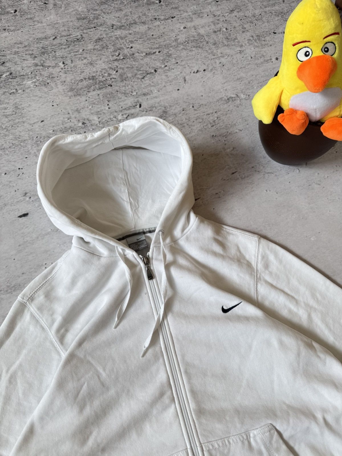 Nike × Vintage NIKE VINTAGE 00s y2k OVERSIZE BAGGY ZIP HOODIE CENTER LOGO Size US S / EU 44-46 / 1 - 3 Thumbnail