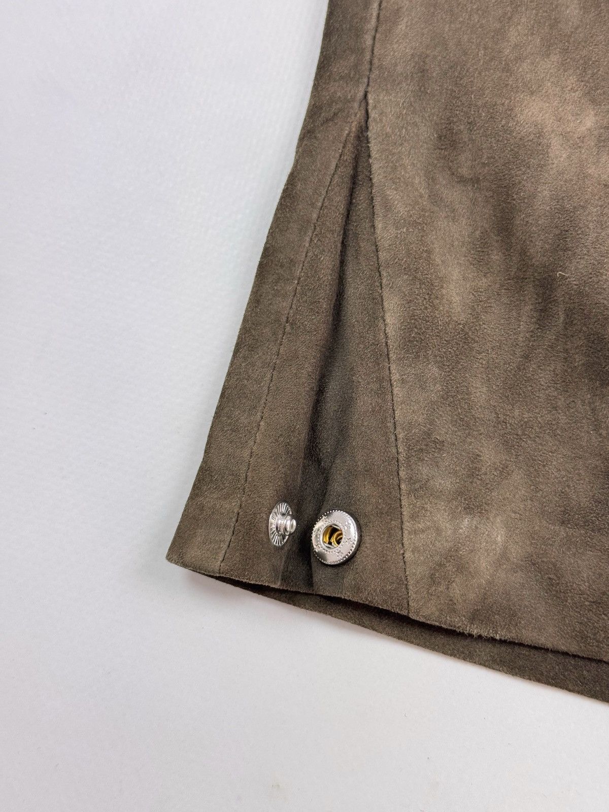 Eleventy Eleventy Suede Brown Women’s Pants Size 28" / US 6 / IT 42 - 4 Thumbnail