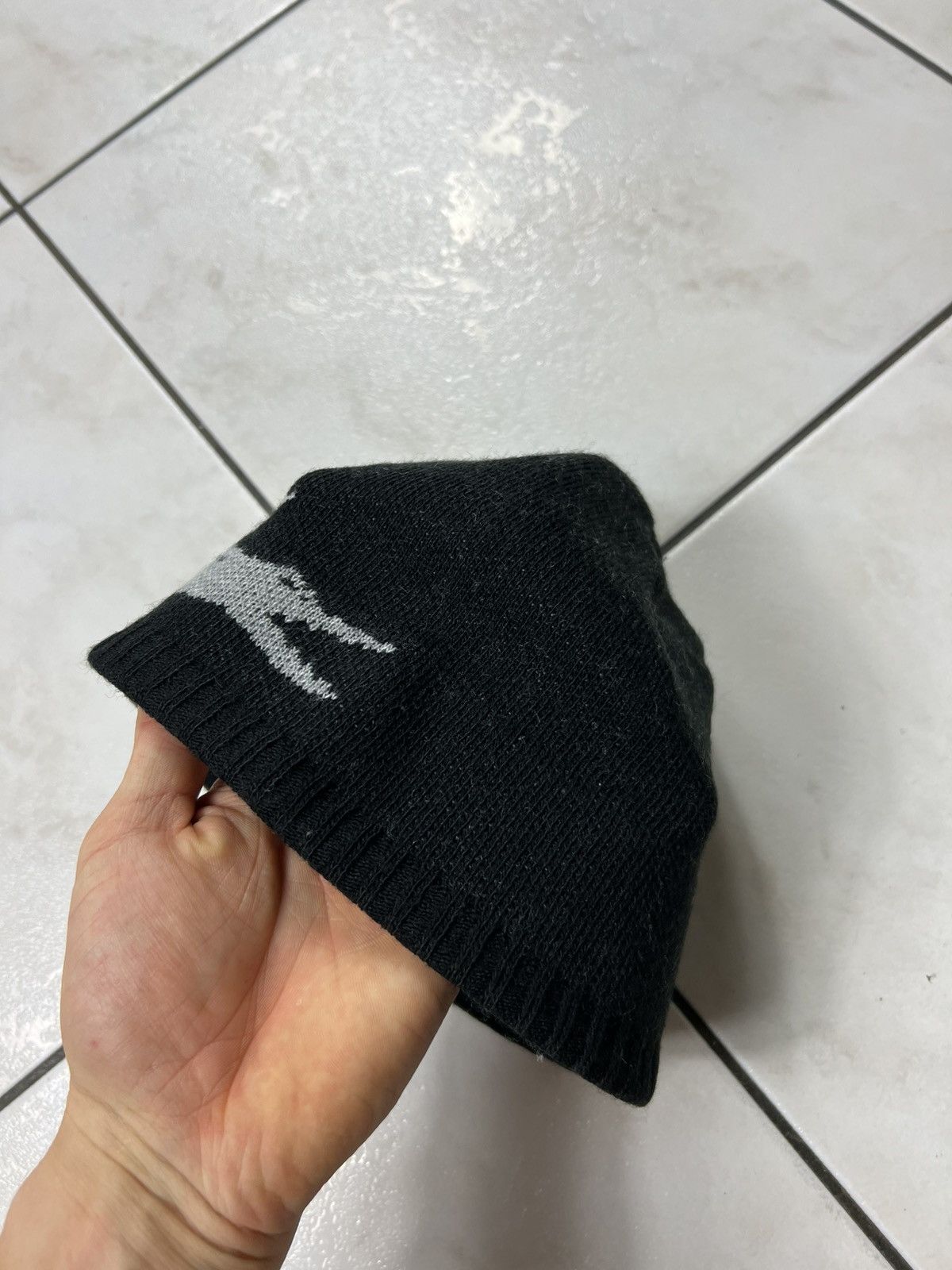 Lacoste Vintage Lacoste y2k knitted crocodile big logo drill beanie Size ONE SIZE - 8 Thumbnail