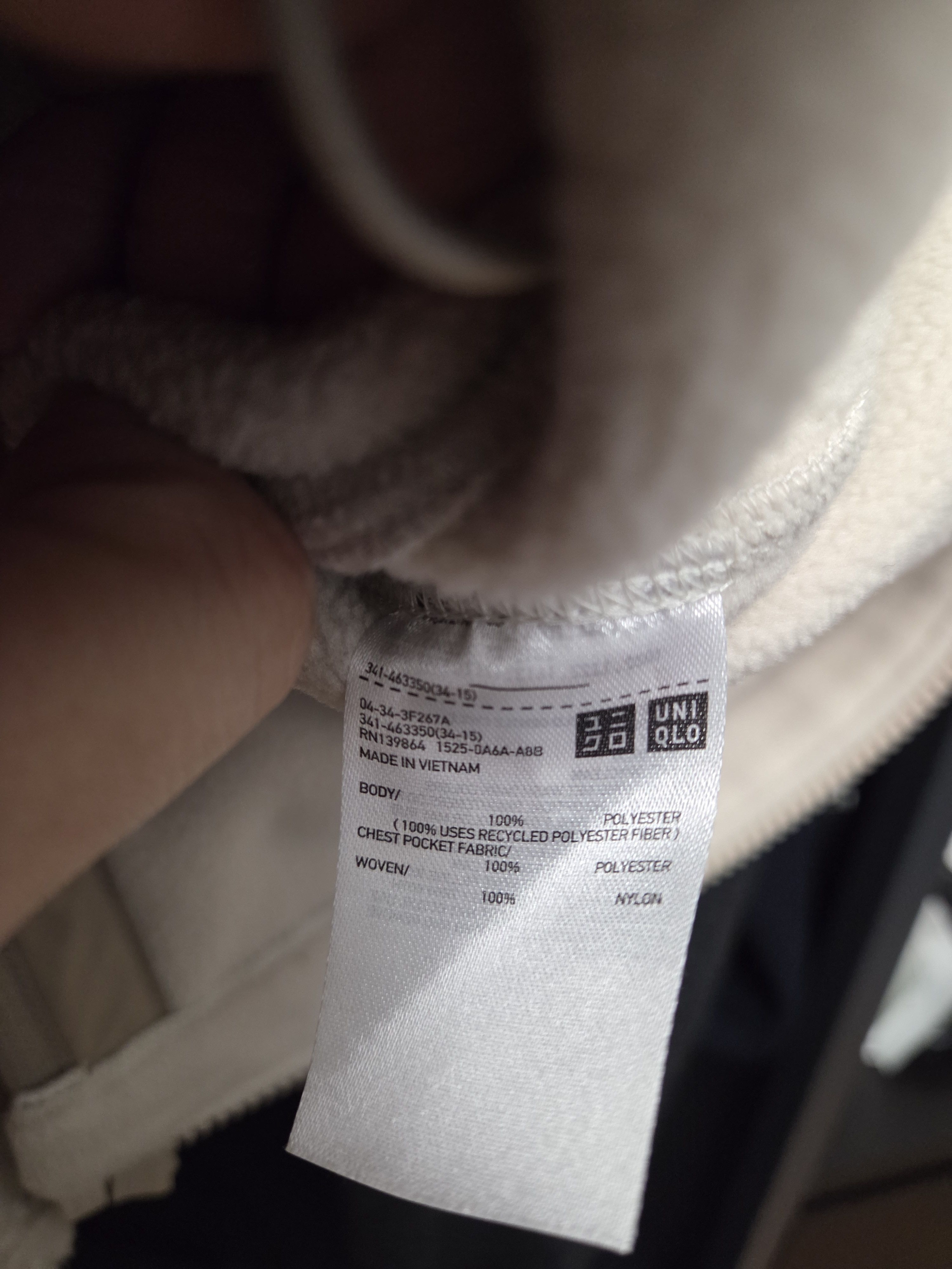 Uniqlo × White Mountaineering UNIQLO WHITE MOUNTAINEERING FLEECE FULL-ZIP Natural Size US M / EU 48-50 / 2 - 3 Thumbnail