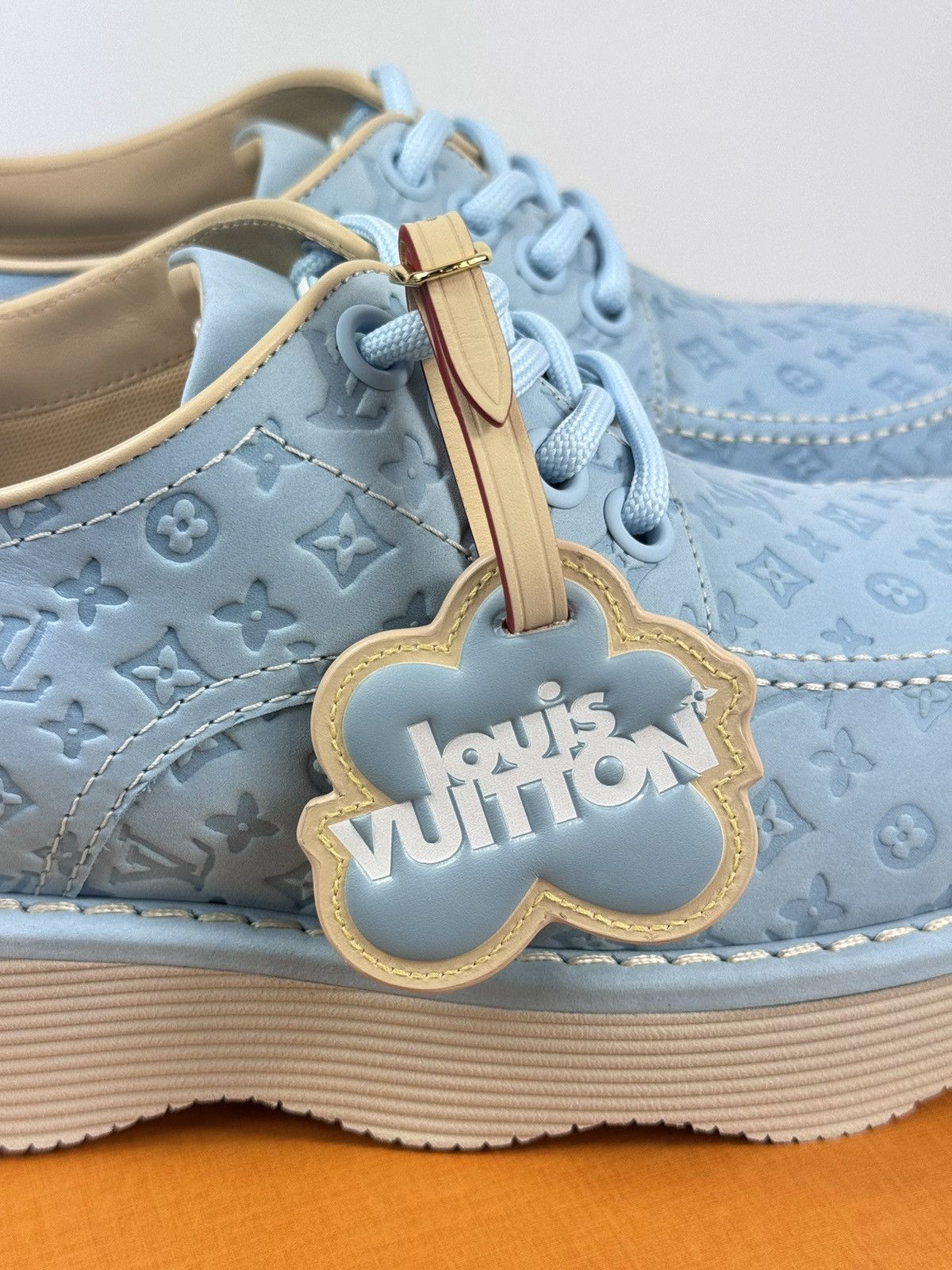 Louis Vuitton LV x TYLER THE CREATOR WAVES DERBIES 1ACWEA RARE Size US 8 / EU 41 - 6 Thumbnail