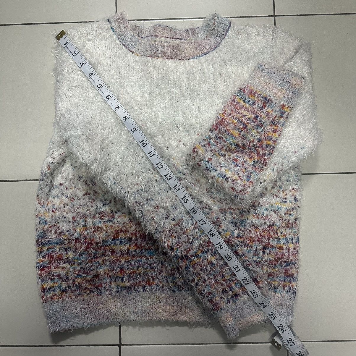 Beams Plus Beams Knit Shaggy Faux Fur Mohair Sweater Size S / US 4 / IT 40 - 12 Thumbnail