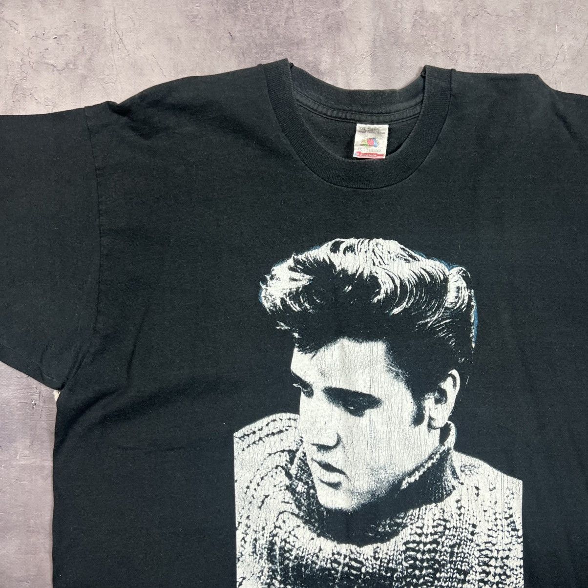 Vintage Rare! Elvis Presley 1994 Vintage Big Logo Tee 90s Size US XXL / EU 58 / 5 - 3 Thumbnail