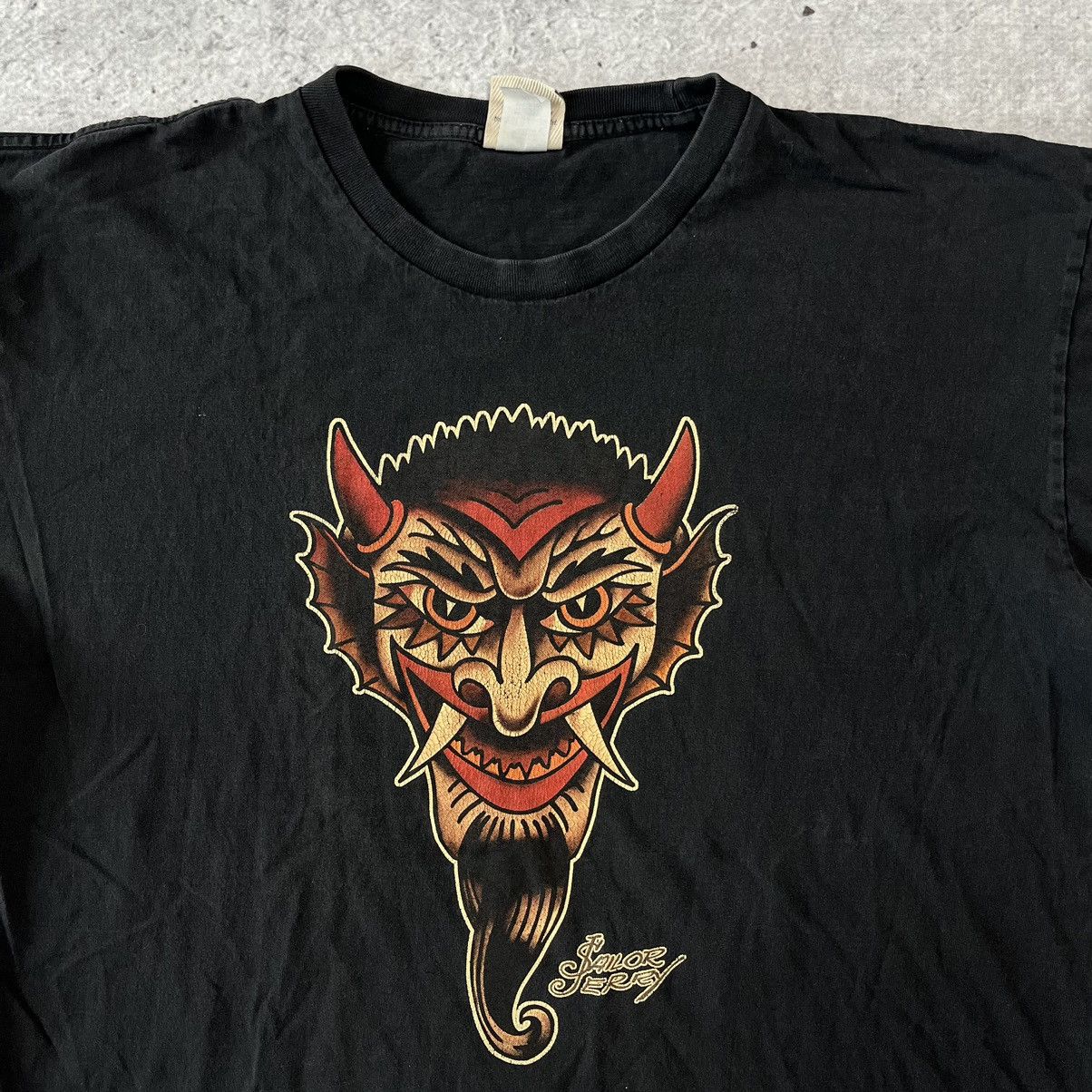 Designer × Vintage Sailor Jerry tattoo artist promotion tee XL vintage Size US XL / EU 56 / 4 - 3 Thumbnail
