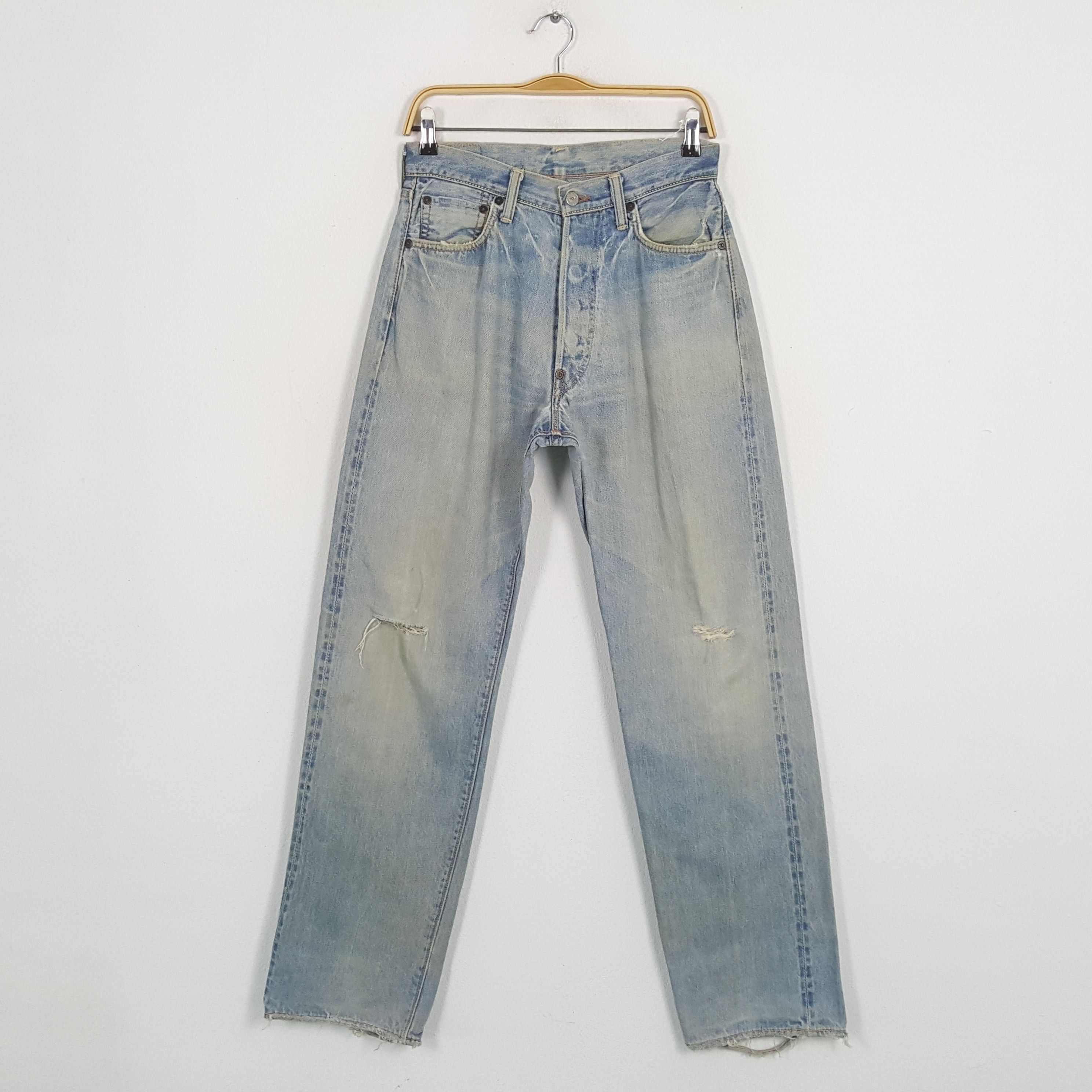 Evisu × Japanese Brand × Vintage Vintage EVISU Japanese Brand Daicock Custom Distressed Jeans Size US 28 / EU 44 - 4 Thumbnail