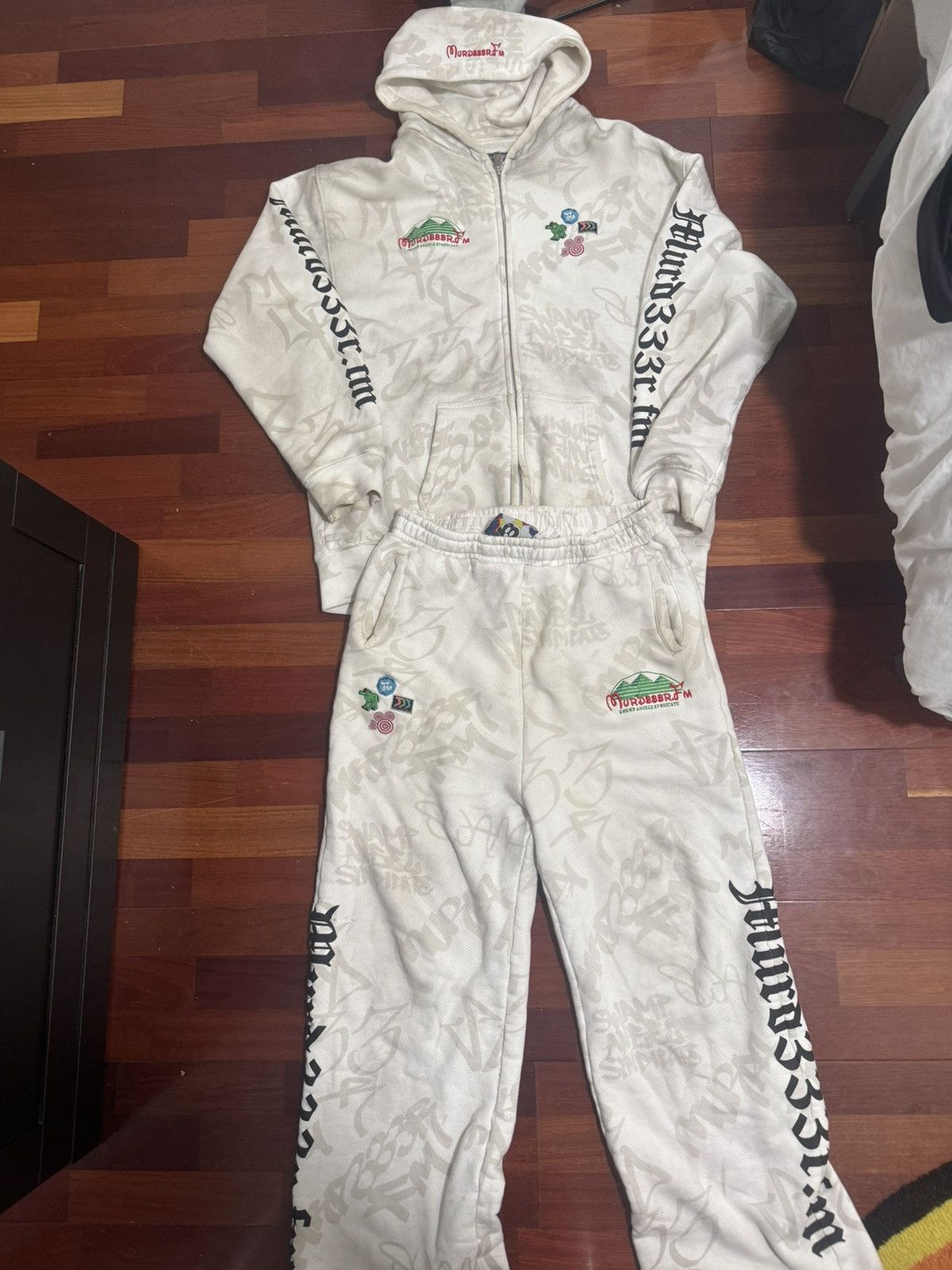 murd333r.fm Murd33r.Fm Disney Sweatsuit Zip Up and Sweatpants Size US L / EU 52-54 / 3 - 1 Thumbnail