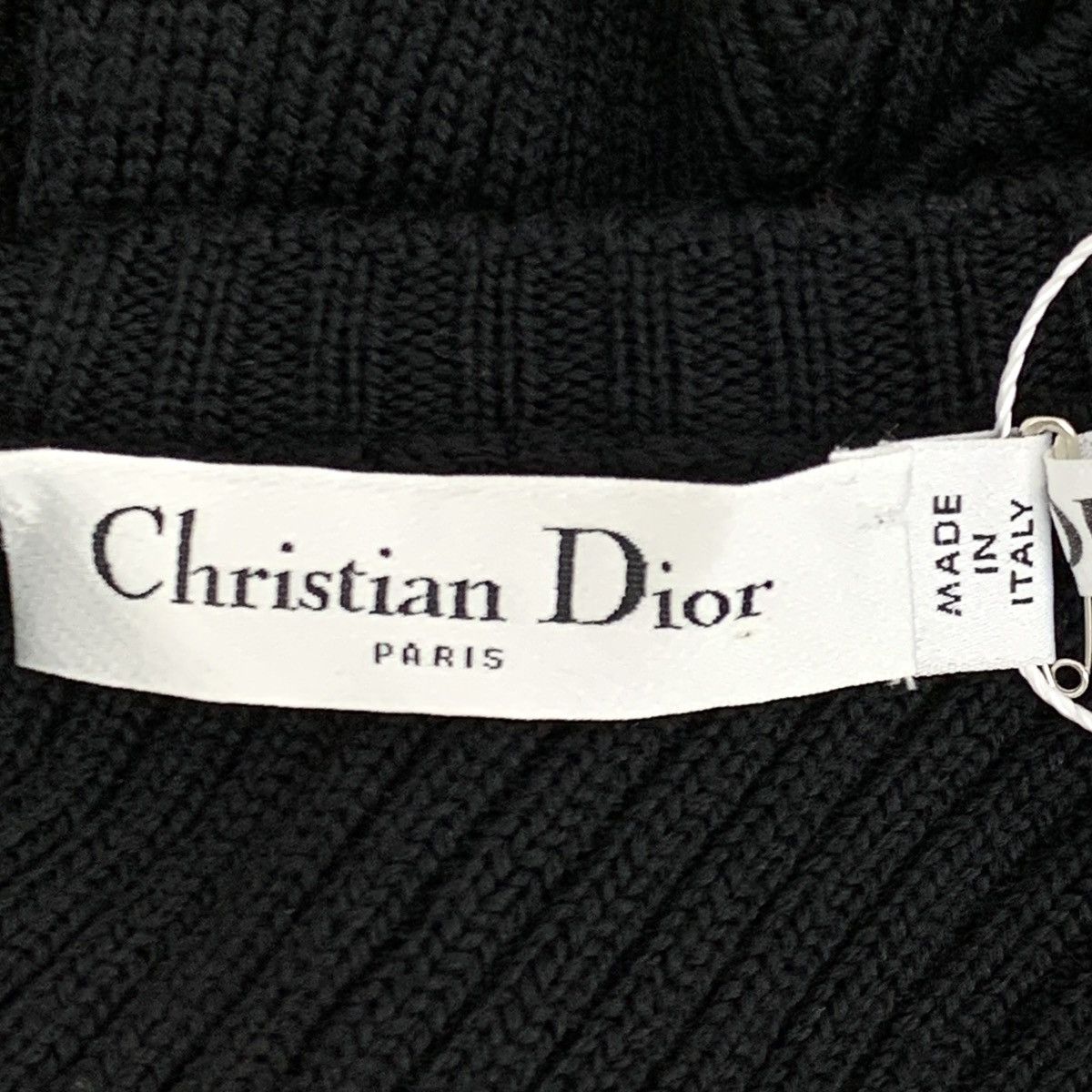 Dior Dior 23 Style Black Wool Hollow Back & Tie Detail K26WX Size XS / US 0-2 / IT 36-38 - 5 Thumbnail