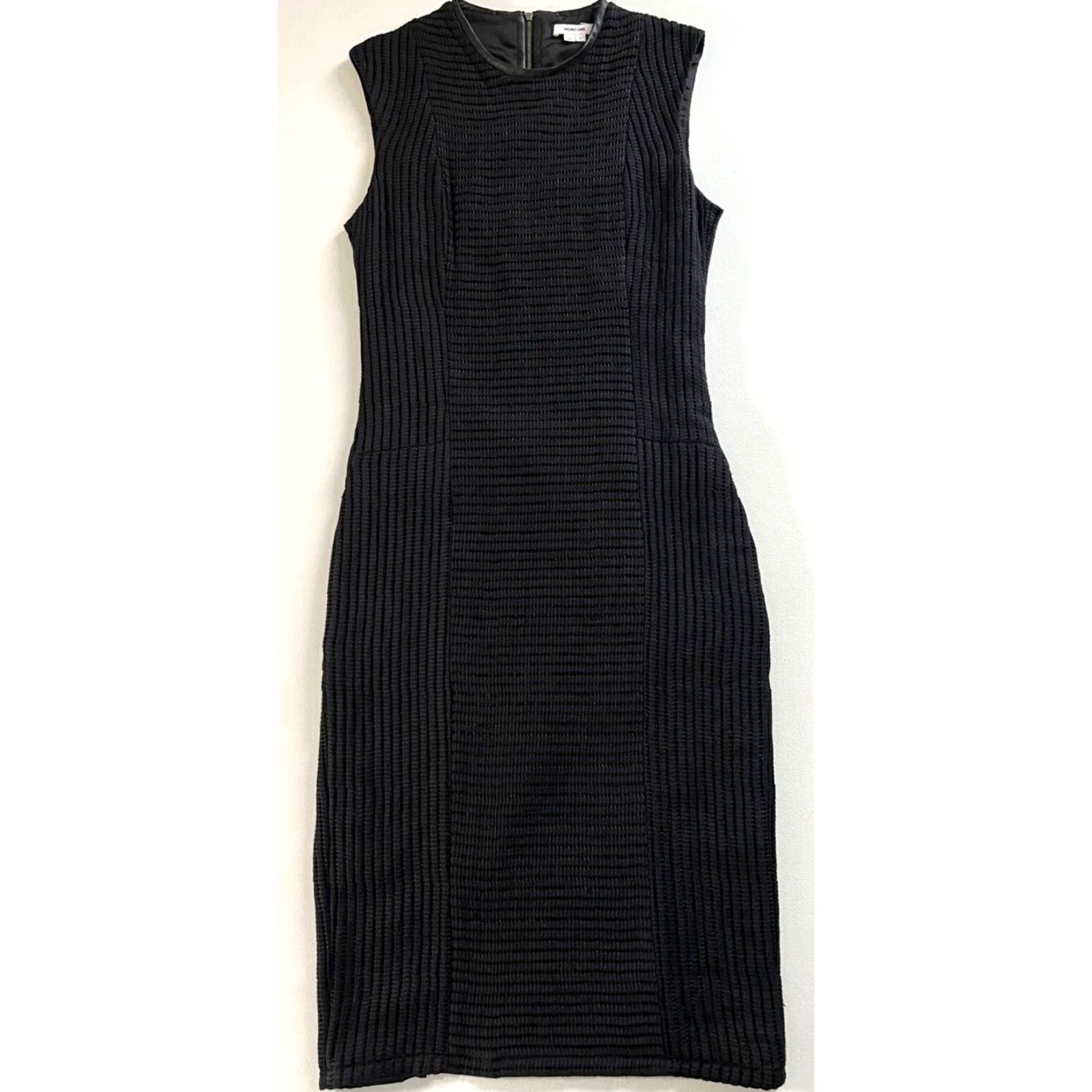 Helmut Lang VINTAGE Helmut Lang Sleeveless Midi Dress Bodycon Black Size 4 Womens Size S / US 4 / IT 40 - 3 Thumbnail