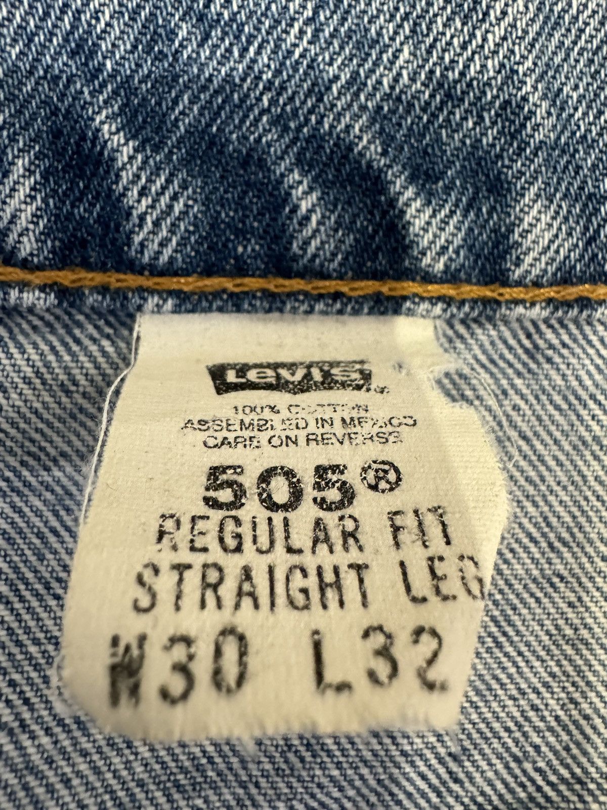 Levi's Vintage Levi’s 505 Orange Tabs Size US 30 / EU 46 - 2 Thumbnail