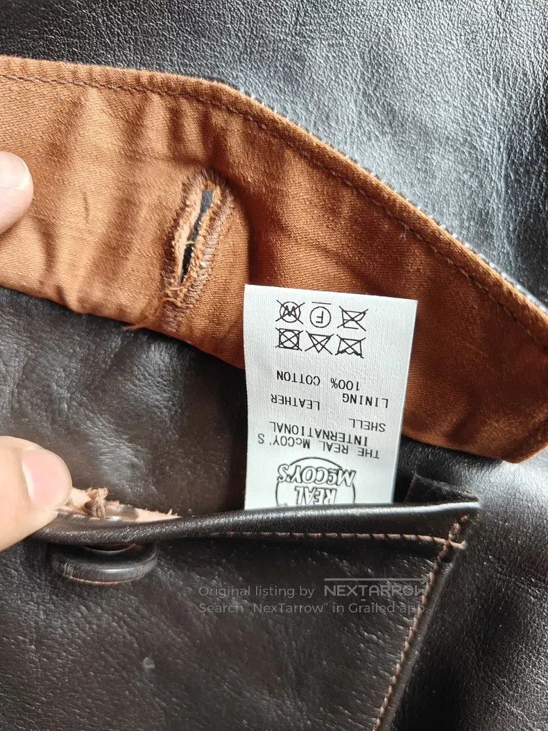 The Real McCoy's The Real McCoys A1 leather coat Size US L / EU 52-54 / 3 - 5 Thumbnail