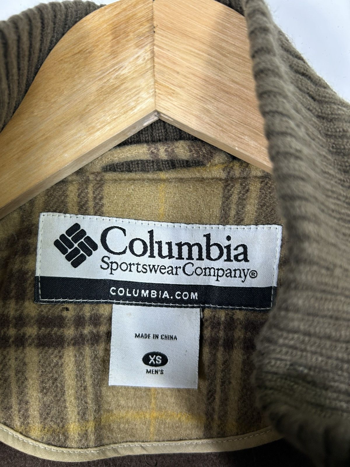 Columbia × Flannel × Vintage ⚡️Vintage Columbia Mens Hair Zipper Bomber Jacket Size US XS / EU 42 / 0 - 12 Thumbnail