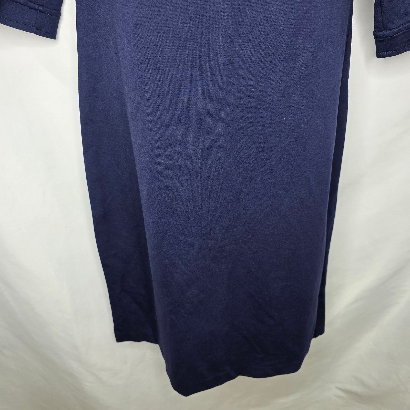 Other Talbots Blue Elbow length Sleeve Round Neck Sheath Dress Size S / US 4 / IT 40 - 6 Thumbnail