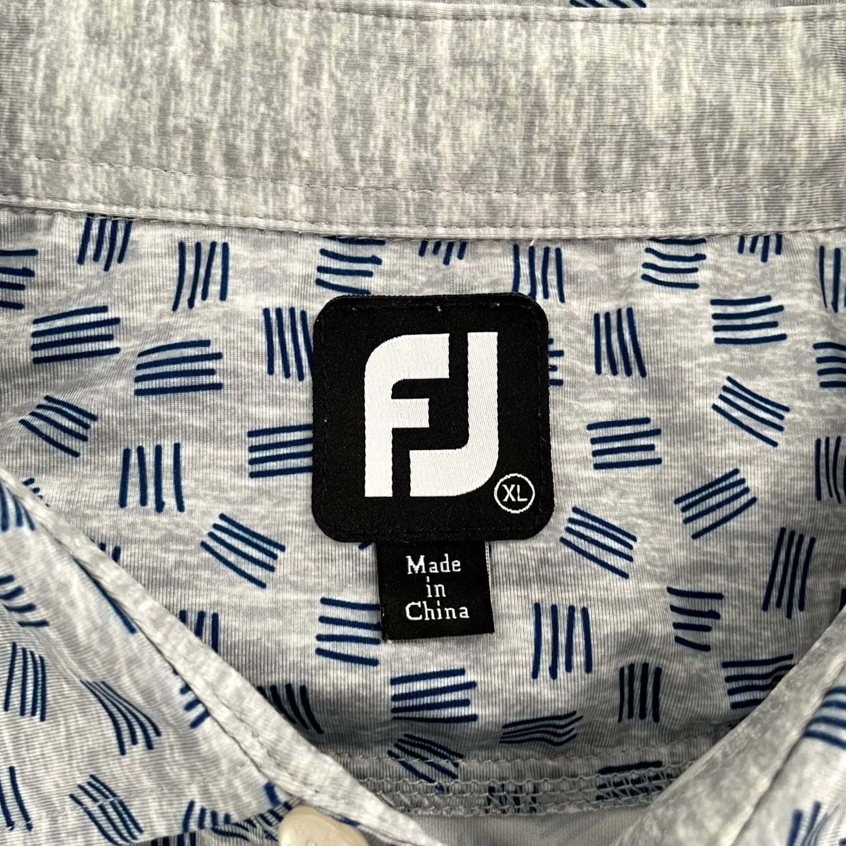 Footjoy FootJoy Polo Shirt Adult XL Blue Gray The Ritz Carlton Members Club Logo Mens Size US XL / EU 56 / 4 - 6 Thumbnail