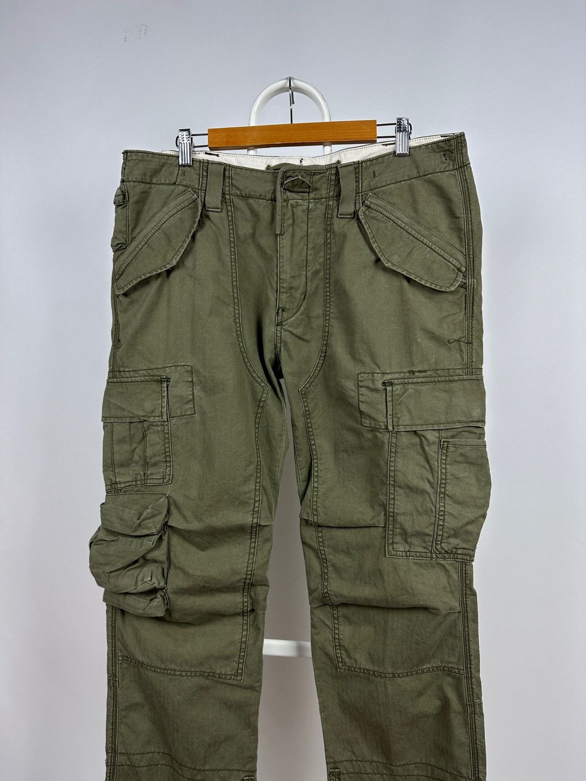 Japanese Brand Vintage Polo Ralph Lauren Cargo Tactical Multi Pockets Pants Size US 36 / EU 52 - 4 Thumbnail
