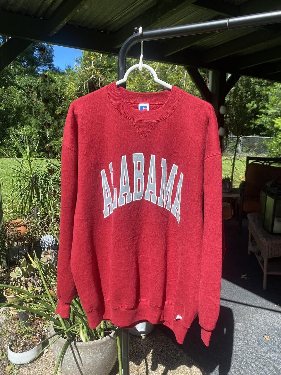 Russell Athletic Vintage 90s Red Russell Athletics Alabama Sweater XL Size US XL / EU 56 / 4 - 3 Thumbnail