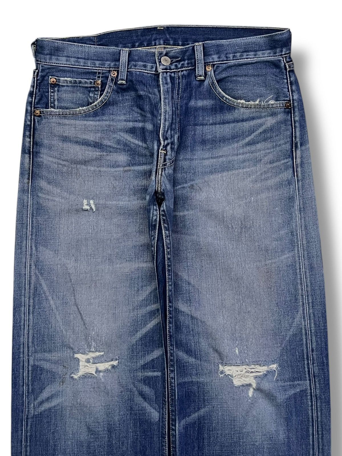 Levi's Baggy Vintage 06s Levi’s 503- Faded Wash, Distressed Denim Size US 33 - 4 Thumbnail
