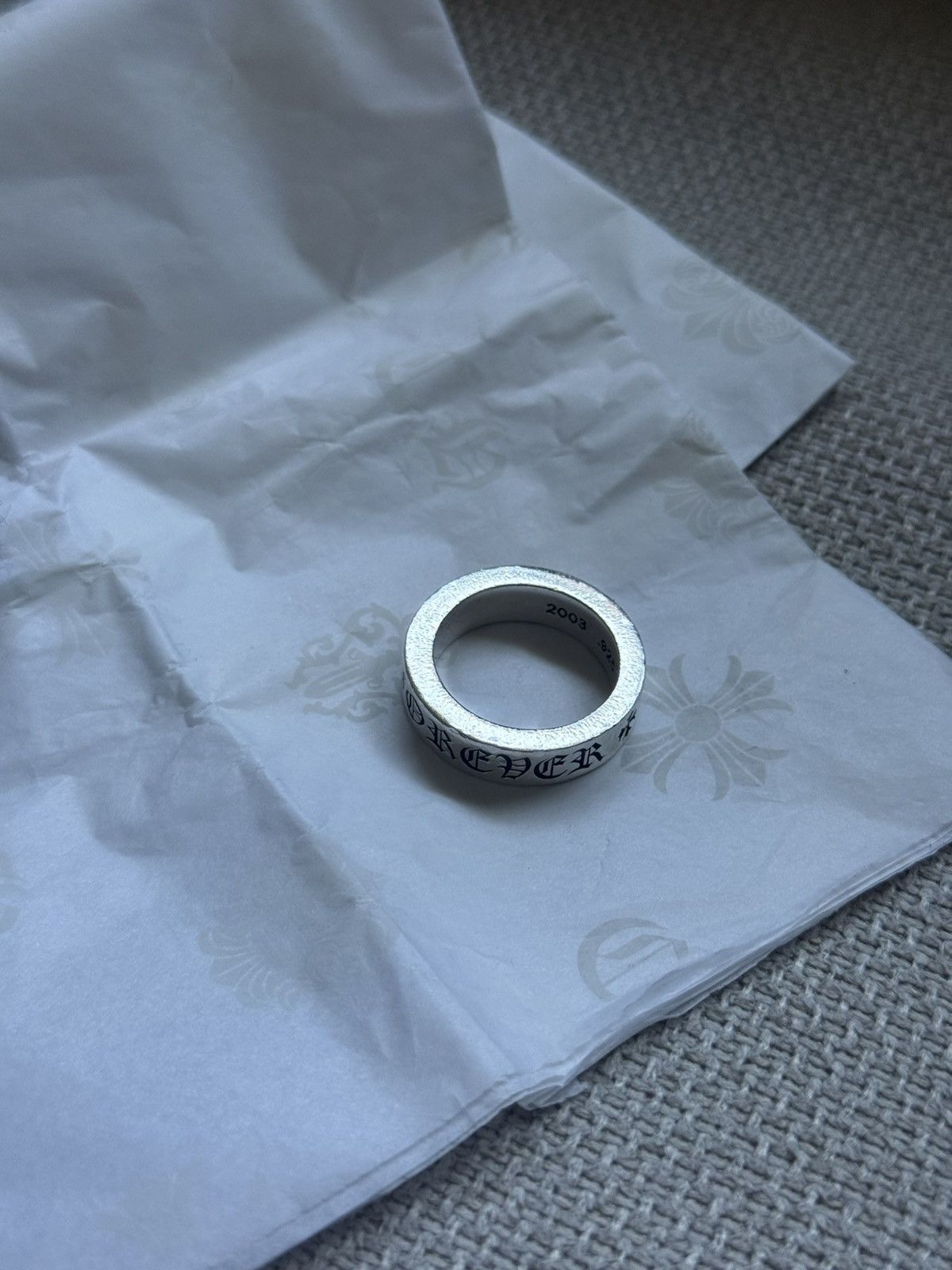 Chrome Hearts Chrome Hearts “Forever” spacer ring Size ONE SIZE - 8 Thumbnail