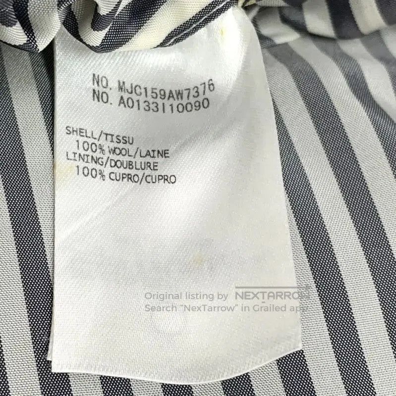 Thom Browne Thom Browne Men's Dark Gray Wool Blazer . Size US S / EU 44-46 / 1 - 6 Thumbnail