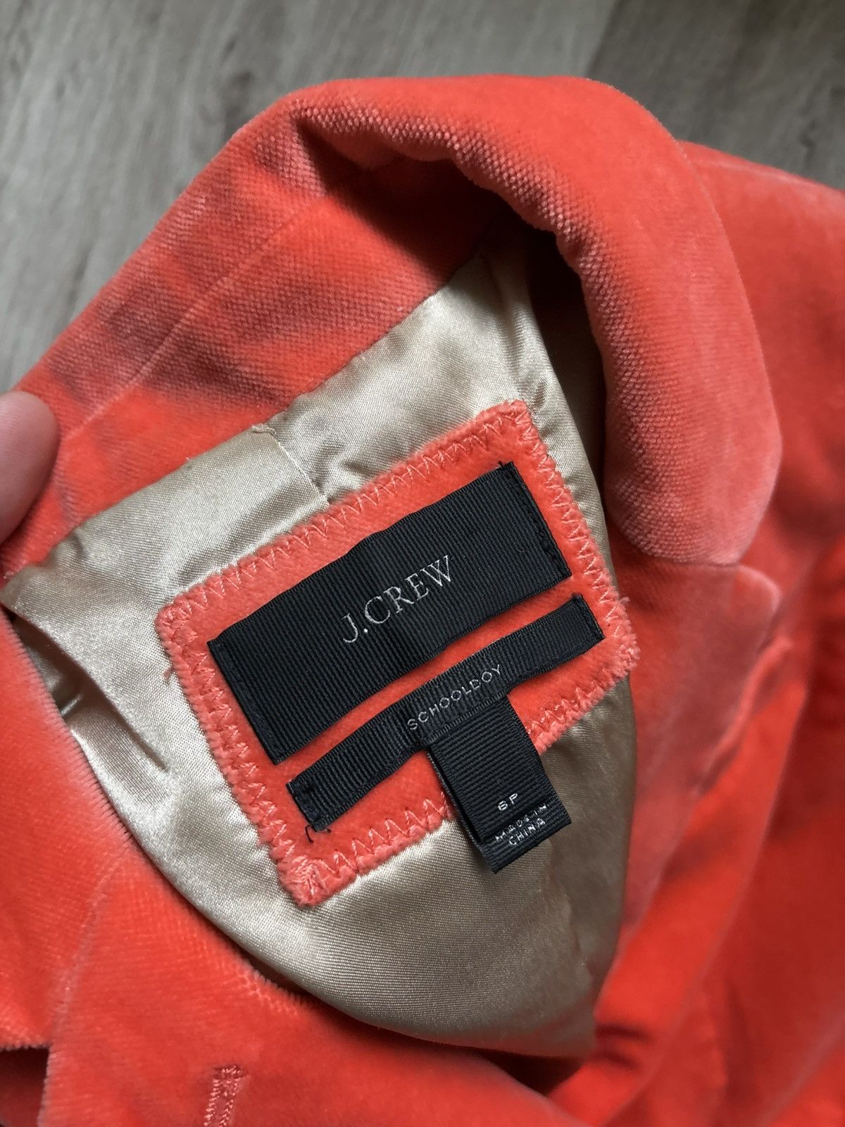 J.Crew J Crew Schoolboy Blazer In Velvet Size S / US 4 / IT 40 - 6 Thumbnail