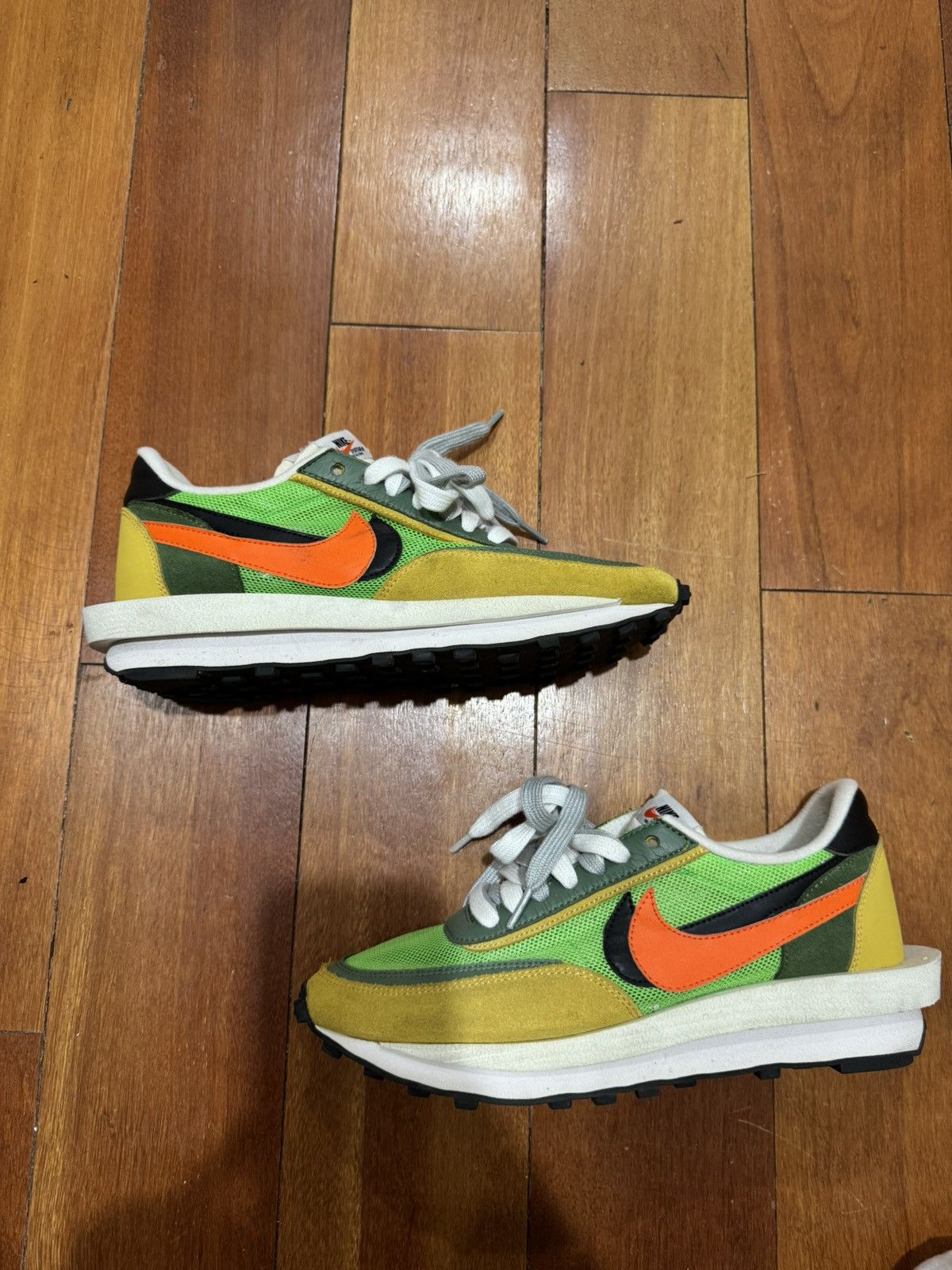 Nike × Sacai Nike Sacai LD Waffle Green 70s Sneakers Size US 10 / EU 43 - 2 Thumbnail