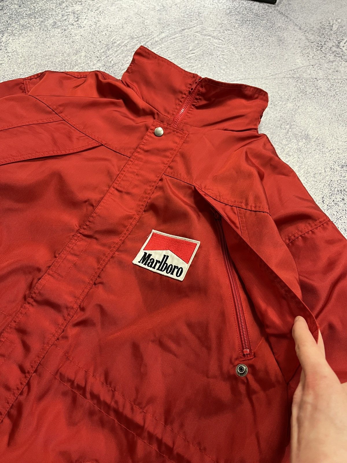 Marlboro × Vintage Vintage 90s Racing Marlboro Cigarettes Parka Warm Jacket Size US XL / EU 56 / 4 - 8 Thumbnail