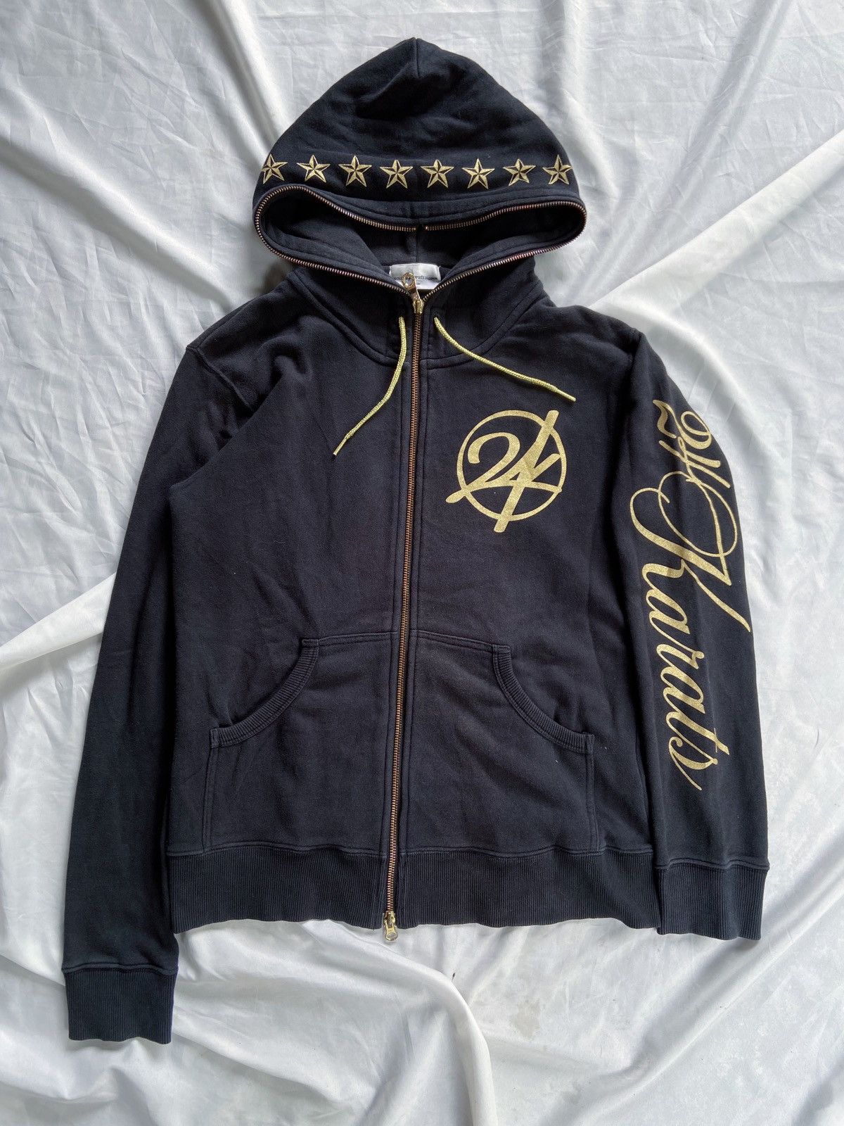 Japanese Brand GOLDS 24 KARATS DIGGERS ZIP HOODIE undercover number nine Size US M / EU 48-50 / 2 - 2 Thumbnail