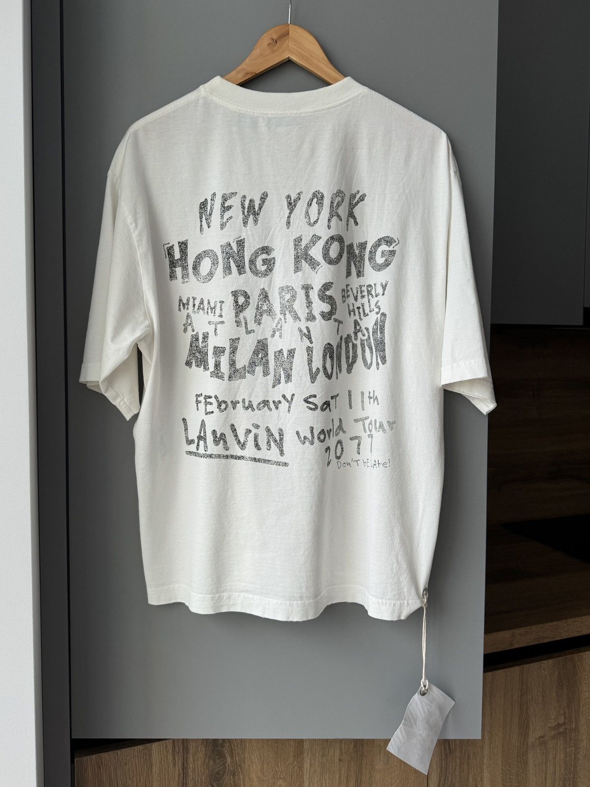 Lanvin LANVIN X FUTURE UNISEX LOOSE-FIT PRINTED T-SHIRT Size US XS / EU 42 / 0 - 5 Thumbnail