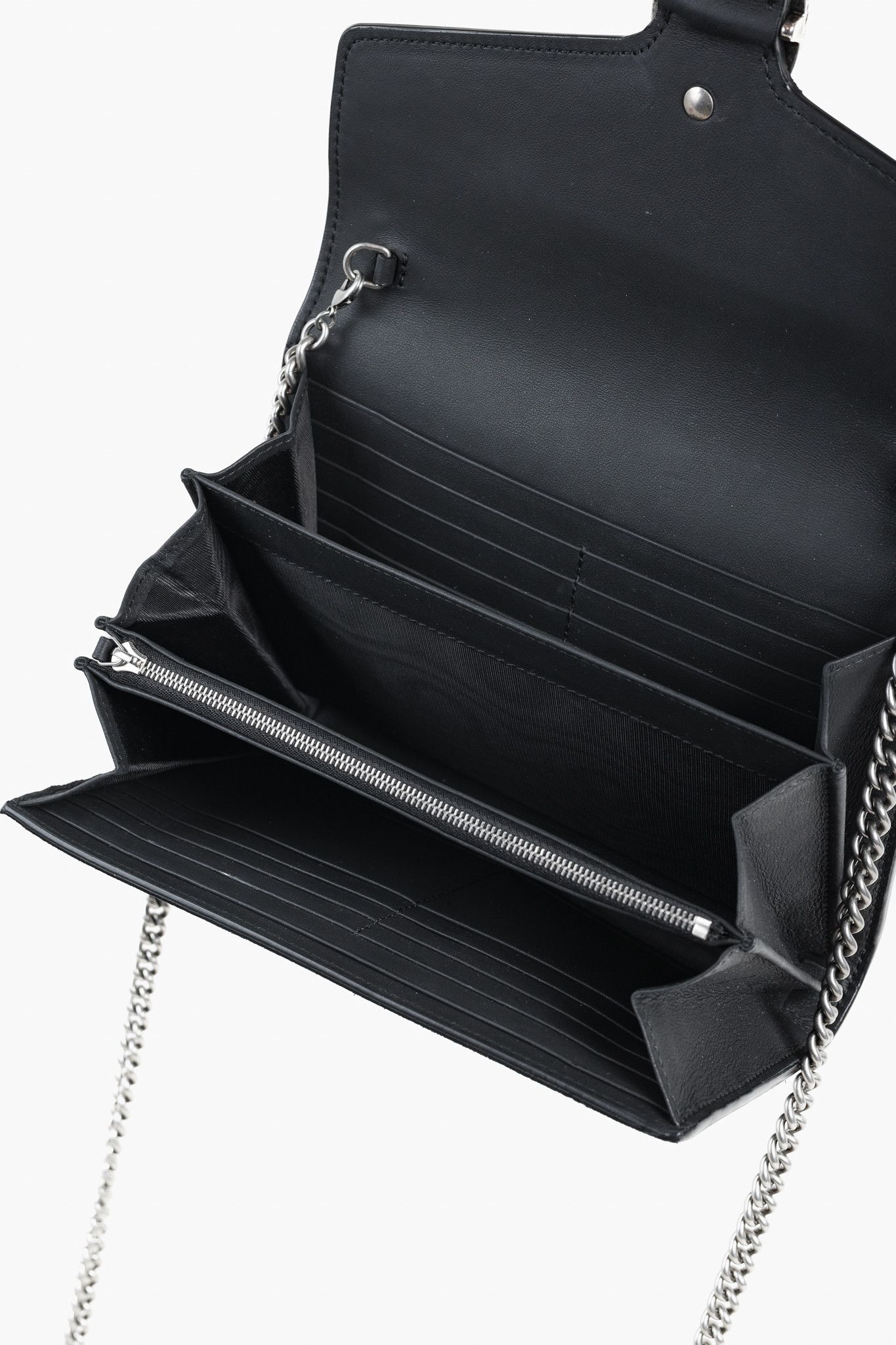 Gucci Gucci Dionysus Black Suede Wallet on Chain Size ONE SIZE - 11 Thumbnail