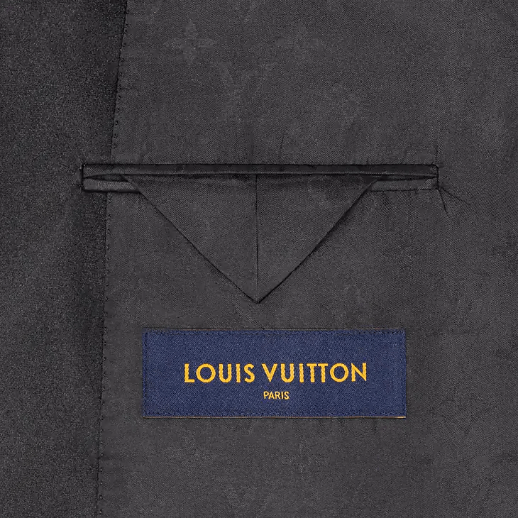 Louis Vuitton Single-Breasted Velvet Tuxedo Jacket Size 50R - 5 Thumbnail