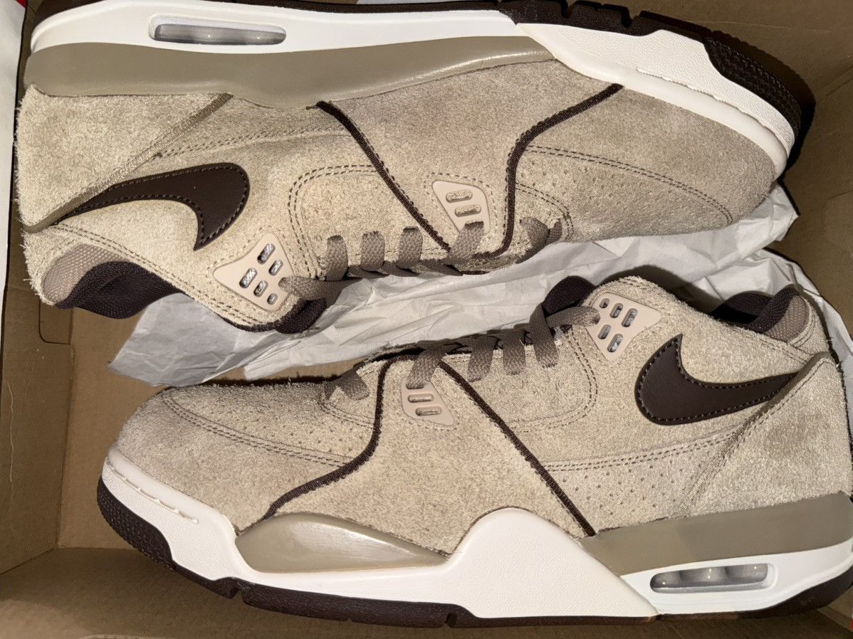 Nike Nike Air Flight ‘89 Low Khaki Suede, w/OG Box, NEW size 11 Size US 11 / EU 44 - 5 Thumbnail