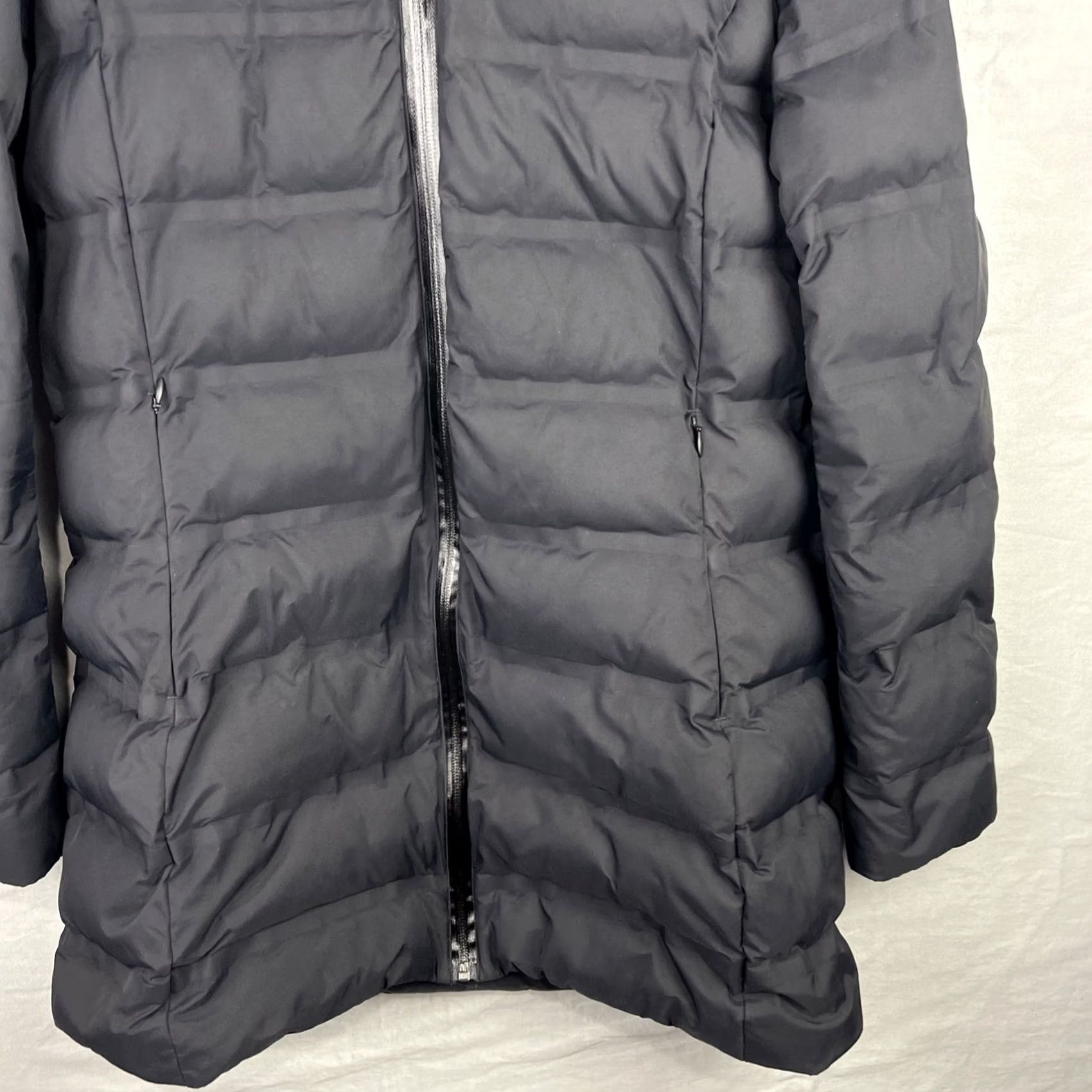 Save The Duck Save The Duck Jacket Womens 2 Black Long Puffer Hooded Pro Tech Coat Zip Up Size XS / US 0-2 / IT 36-38 - 4 Thumbnail