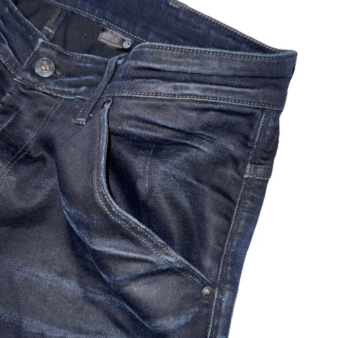 G-Star G-Star Raw Jeans Mens W33 L36 5620 3D Skinny Zip Knee Blue Size US 33 - 4 Thumbnail