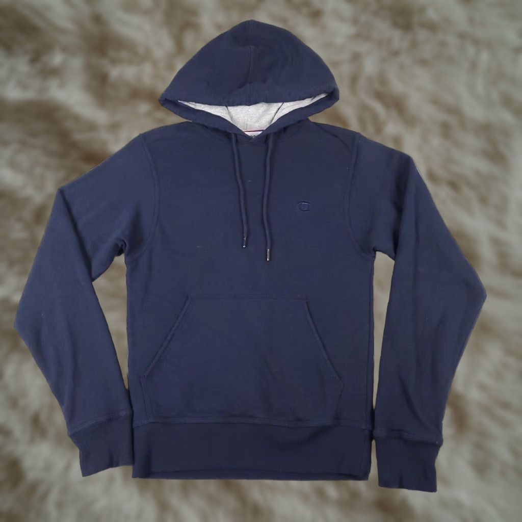 Champion Champion Blue Hoodie Womens XS Casual Pullover Sweatshirt Size XS / US 0-2 / IT 36-38 - 1 Thumbnail