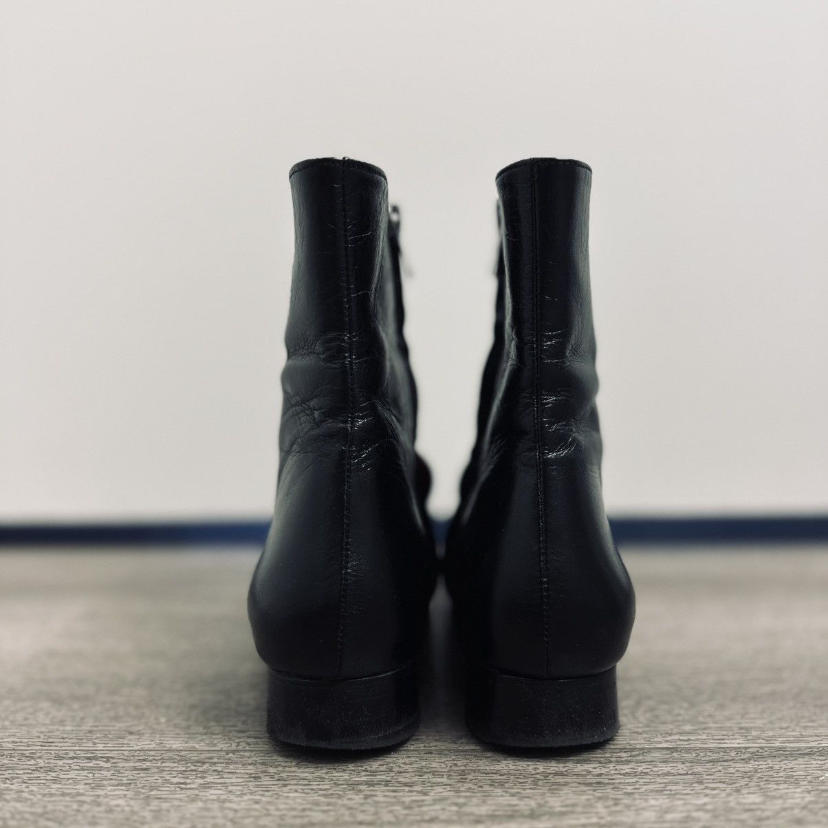 DORA TEYMUR Dorateymur Biturbo Boots in Black New Vintage Leather Size US 6.5 / IT 36.5 - 6 Thumbnail