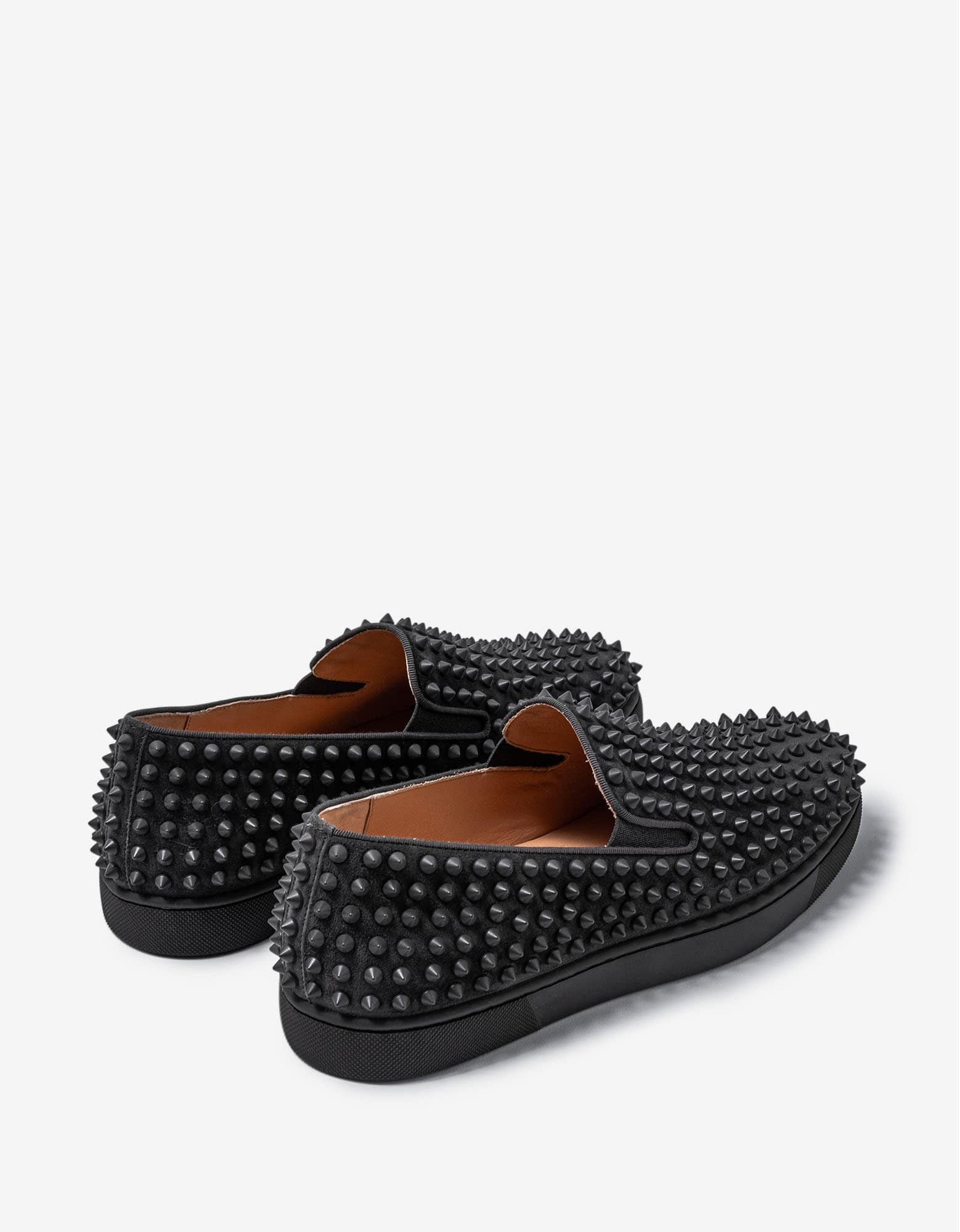 Christian Louboutin Christian Louboutin Roller-Boat Ombre Grey Suede Trainers Size US 9.5 / EU 42-43 - 6 Thumbnail