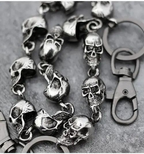 Jewelry Key Chains Wallet Belt Chain Trousers Pants Size ONE SIZE - 2 Thumbnail