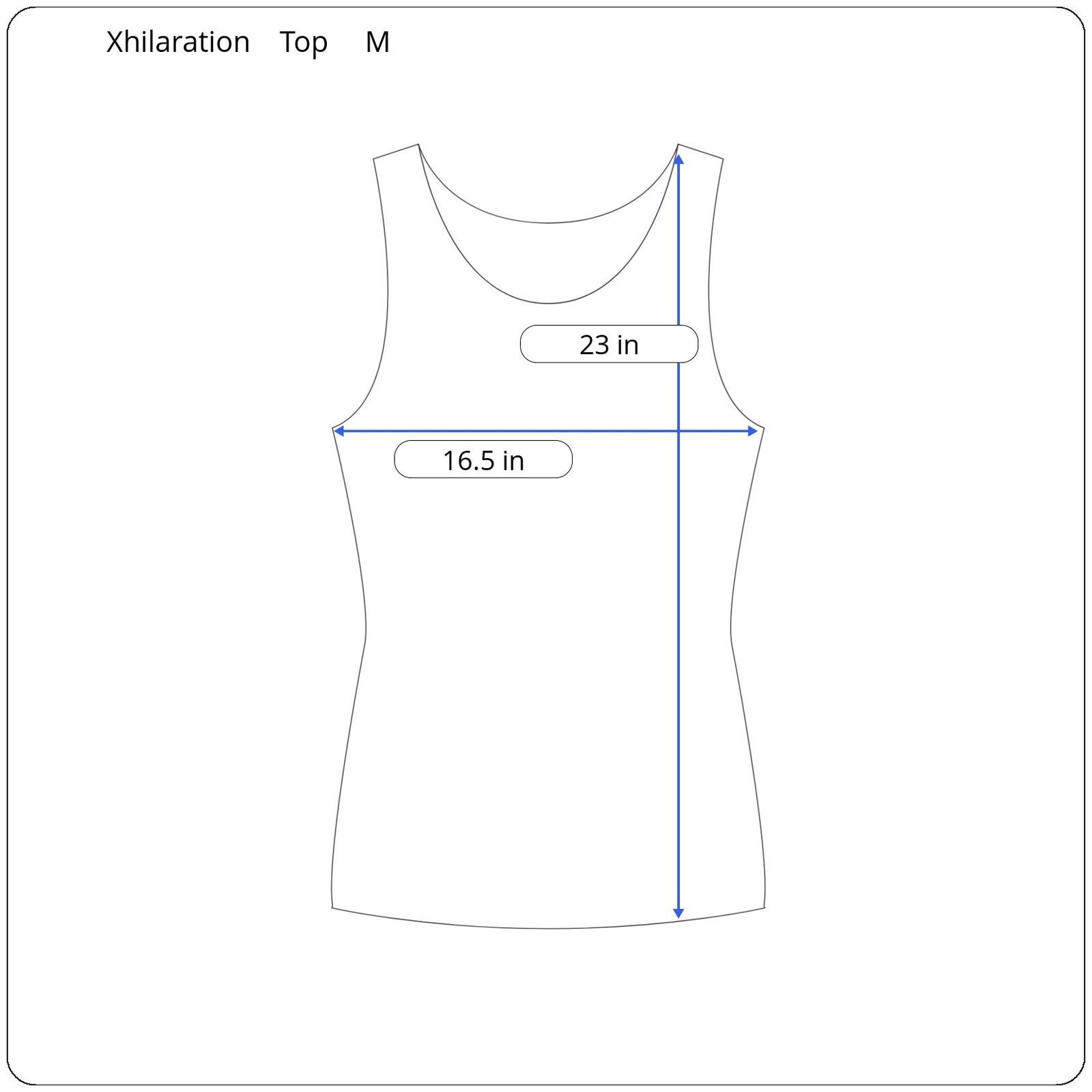 Other Xhilaration Sleeveless Top Women's Size Medium Size M / US 6-8 / IT 42-44 - 5 Thumbnail