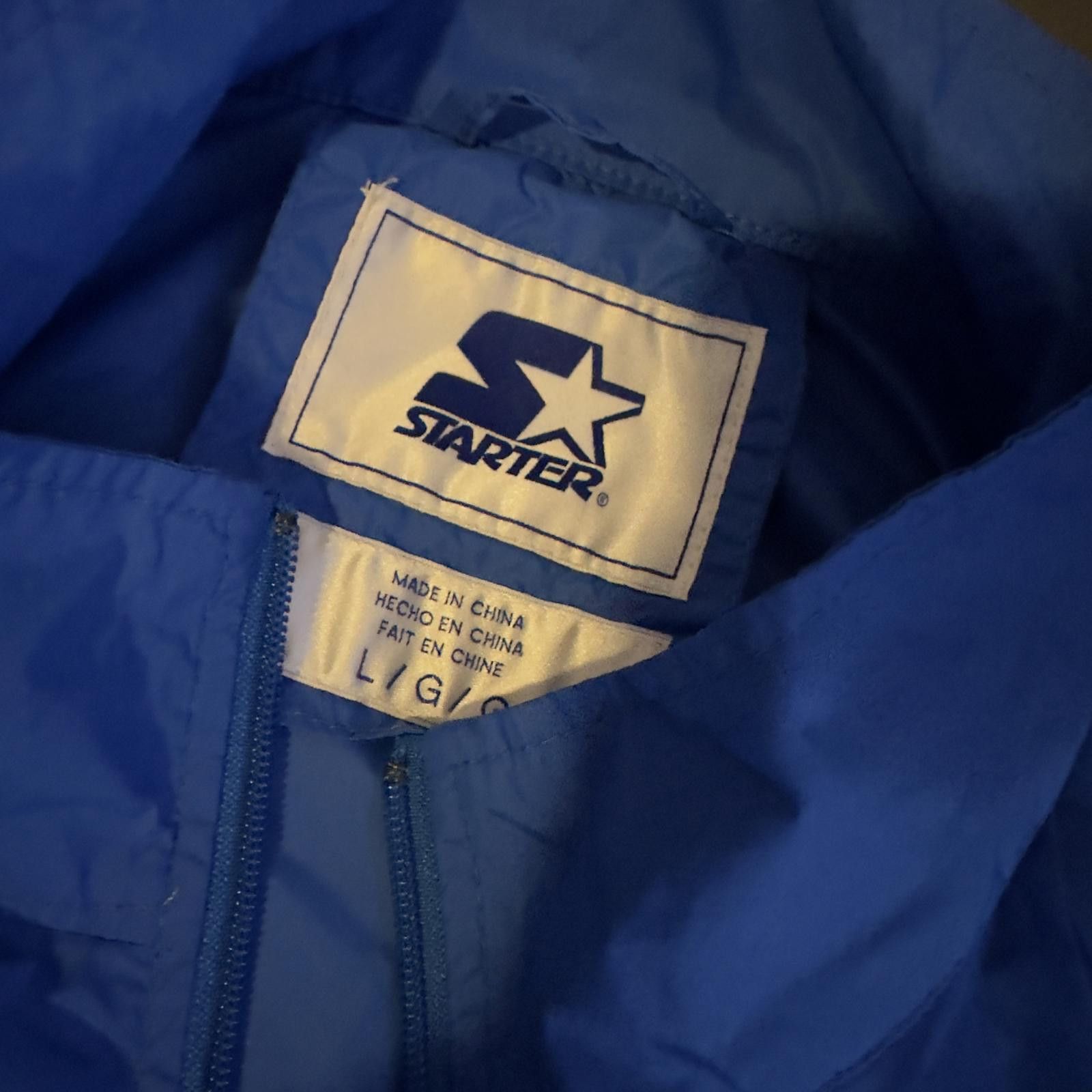 Champion Golden State Warriors Blue Windbreaker Jacket Size US L / EU 52-54 / 3 - 3 Thumbnail