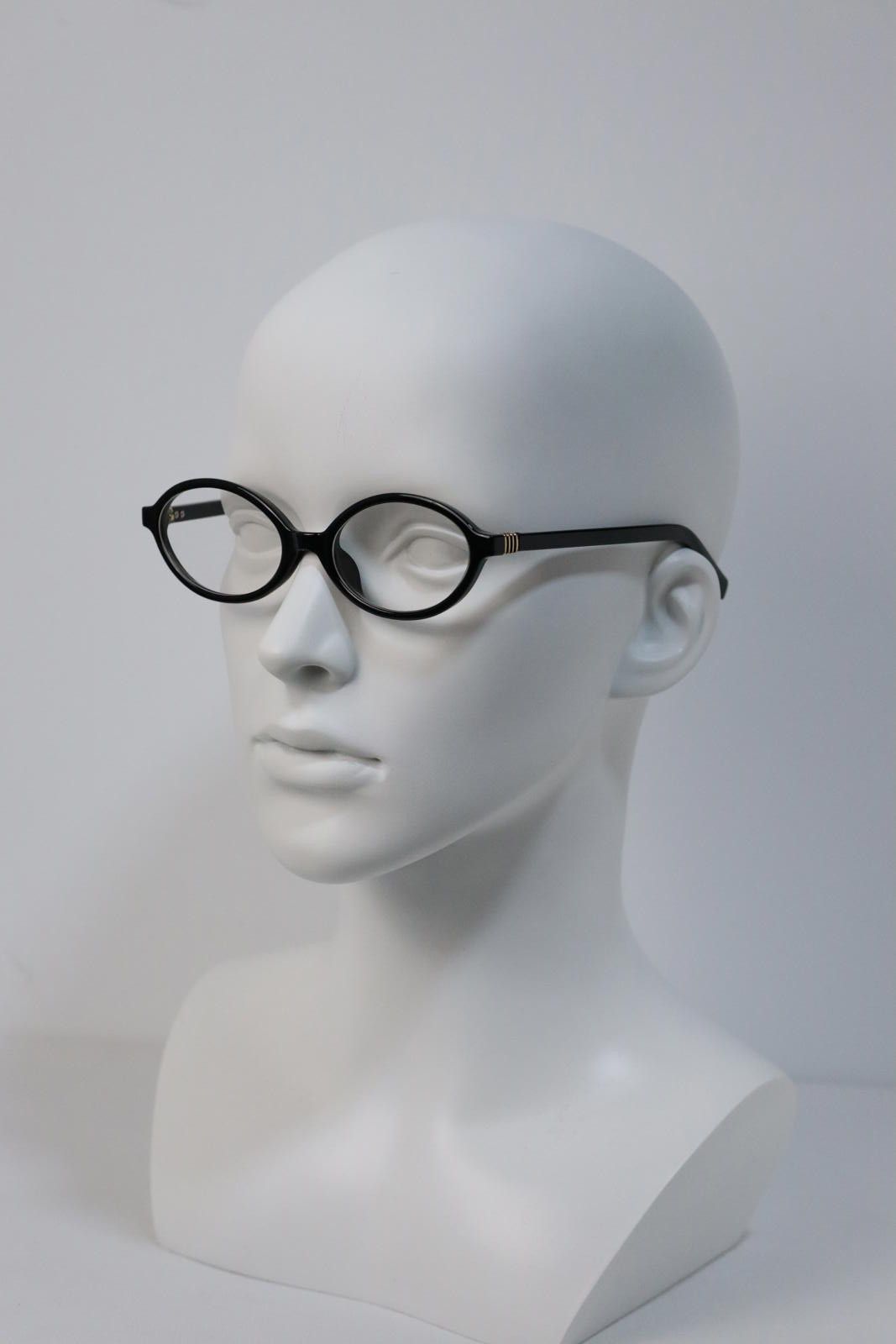 Other Y2k Retro Style Oval-frame tortoiseshell Black Glasses OS Size ONE SIZE - 2 Thumbnail