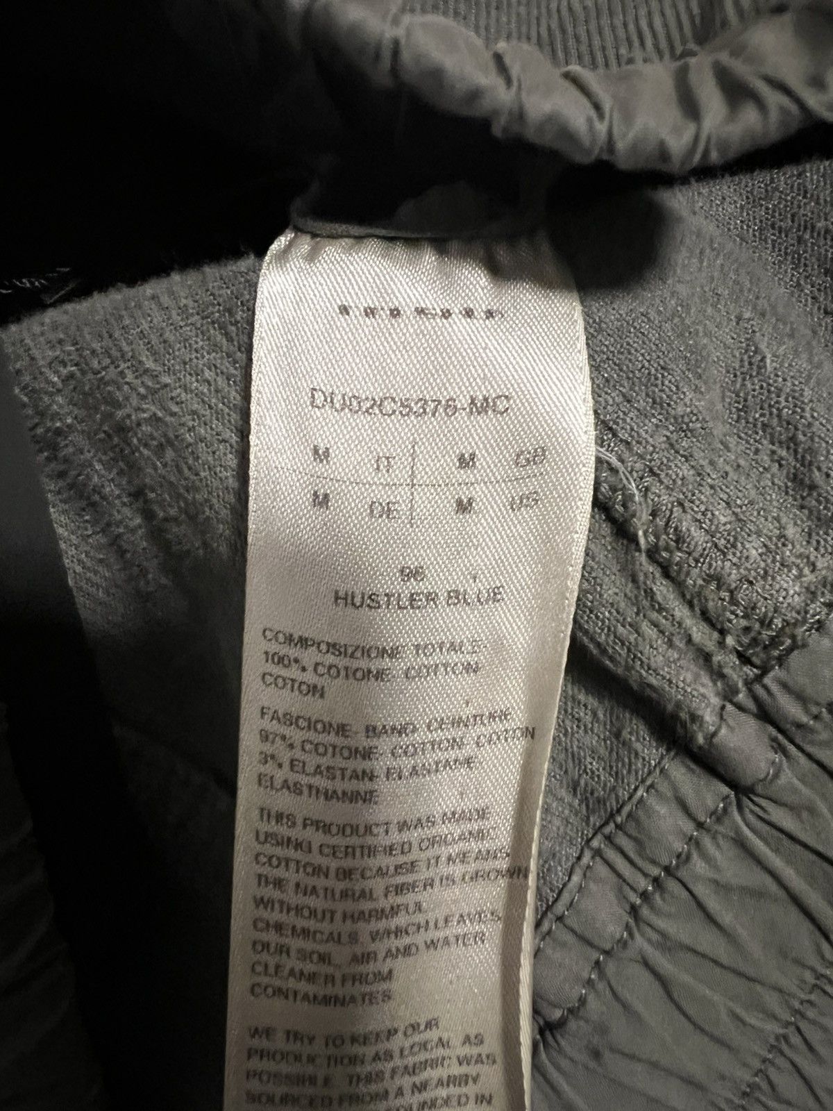 Rick Owens Drkshdw Rick Owens DRKSHDW Creatch Cargo Drawstring in Hustler Blue Size US 34 / EU 50 - 4 Thumbnail