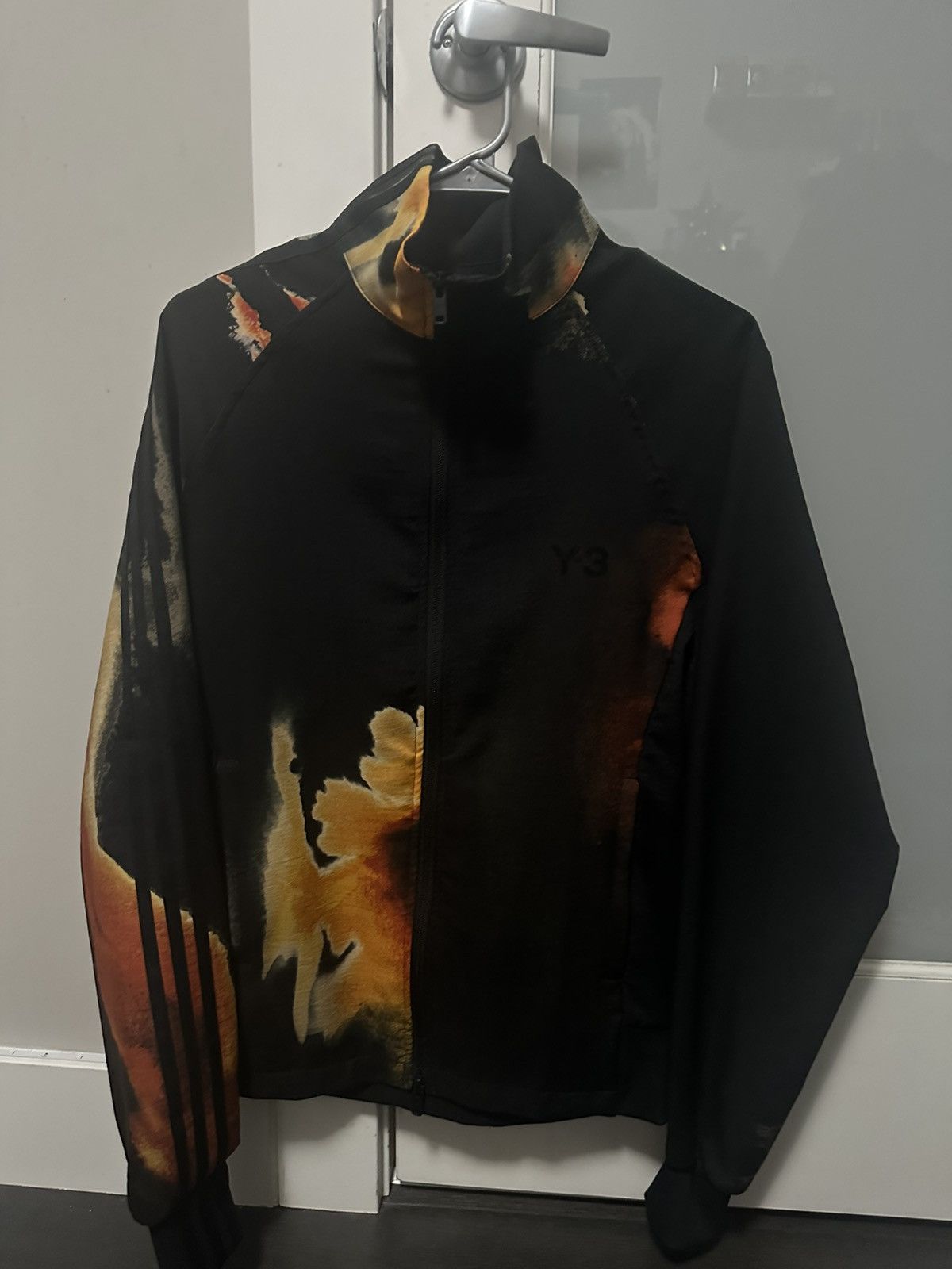Y-3 Yohji Yamamoto abstract print zip up jacket Size US S / EU 44-46 / 1 - 1 Thumbnail