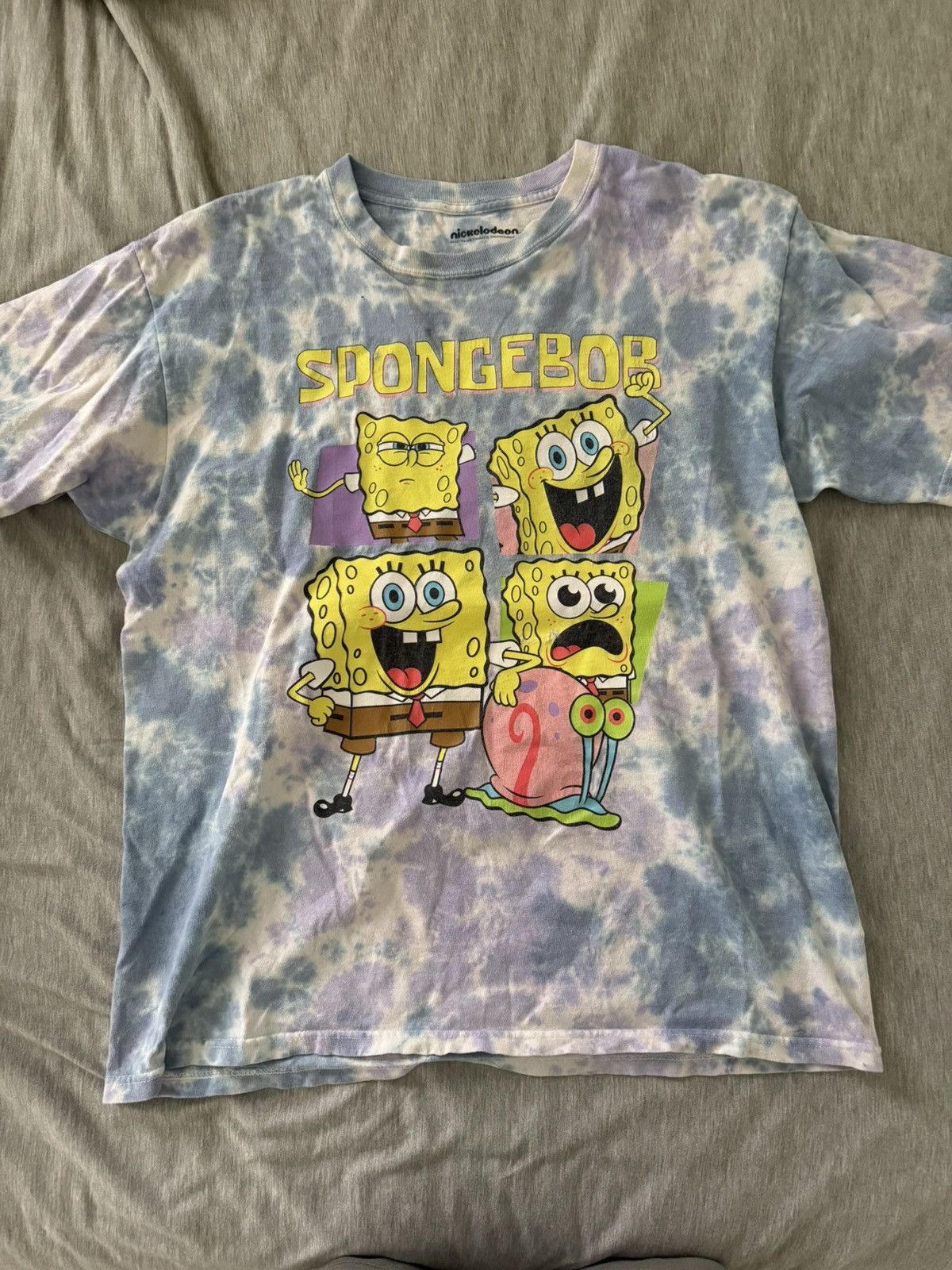 Other Nickelodeon SpongeBob Vintage Tie Dye Tee Shirt Sz Large Size US L / EU 52-54 / 3 - 1 Preview