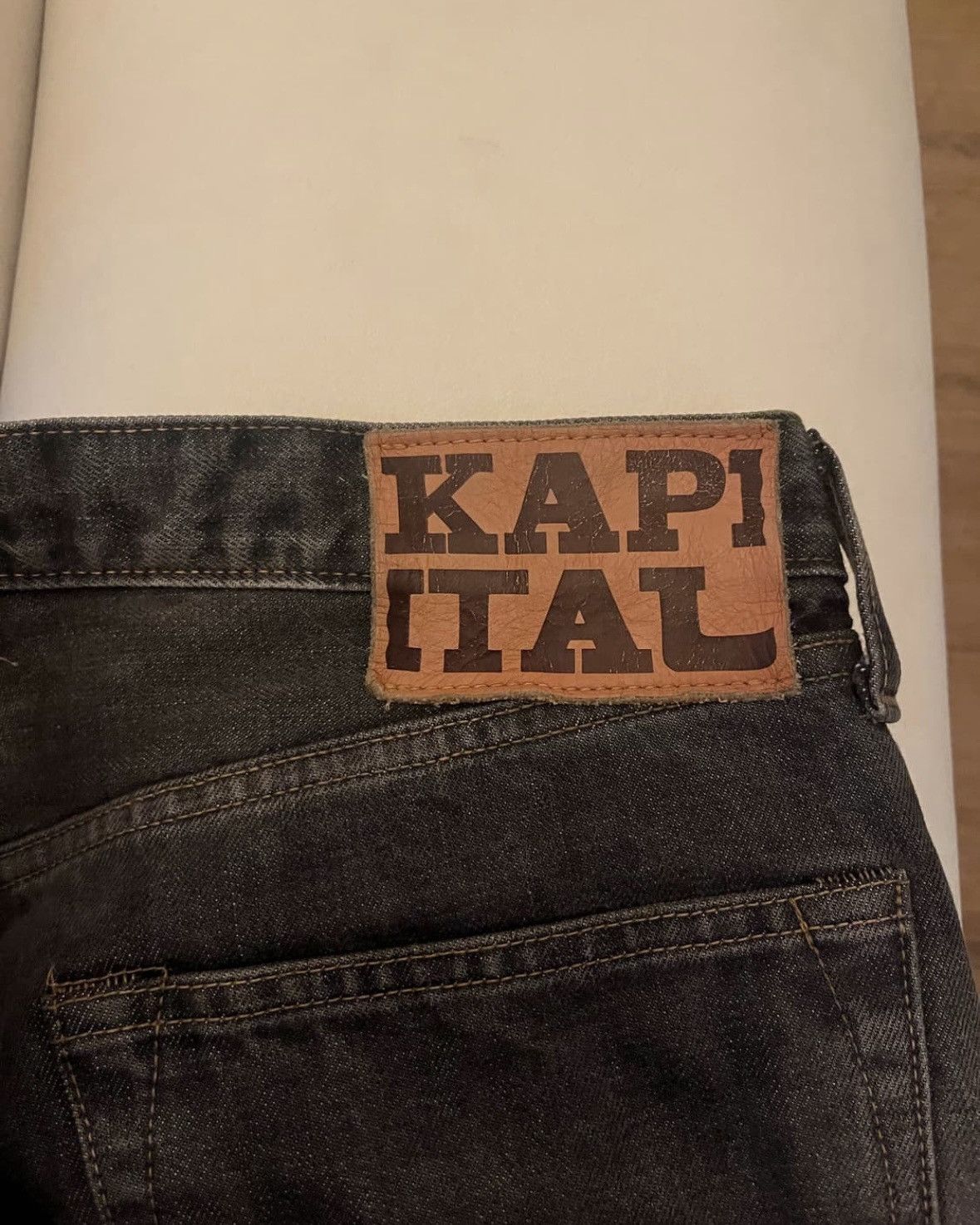 Kapital Gemstone Black Denim Jean