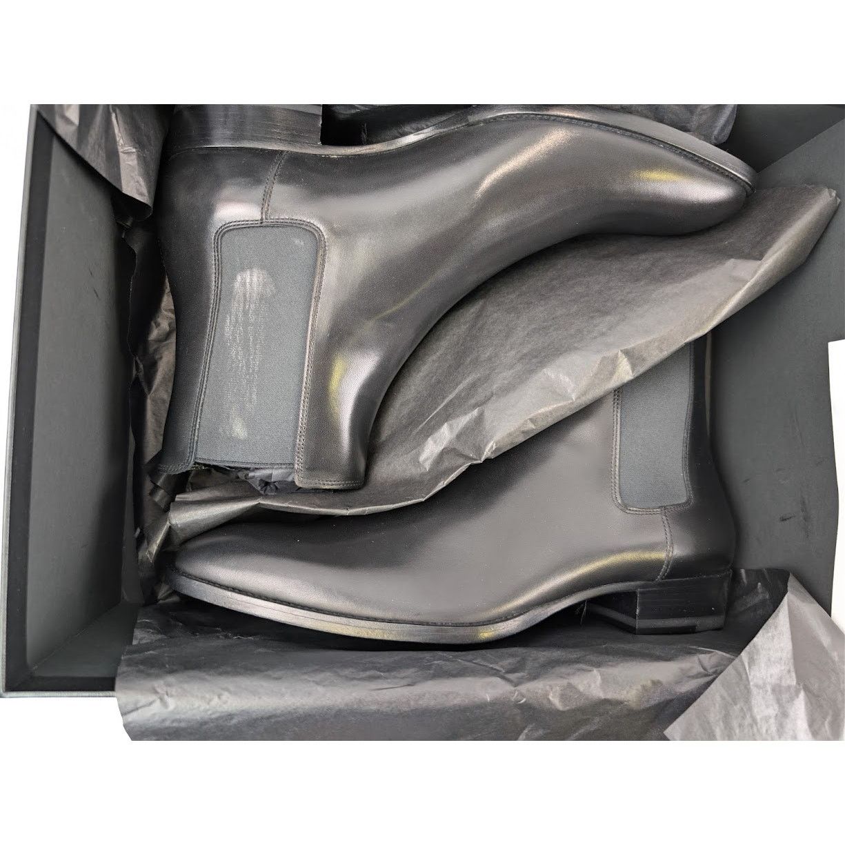 Saint Laurent Paris o1rshd1 Boots in Black Size US 9 / EU 42 - 22 Thumbnail