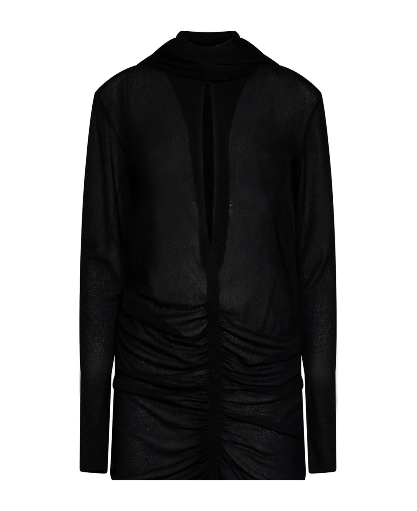 Givenchy o1n1vont0326 Long Dress in Black Size M / US 6-8 / IT 42-44 - 2 Thumbnail