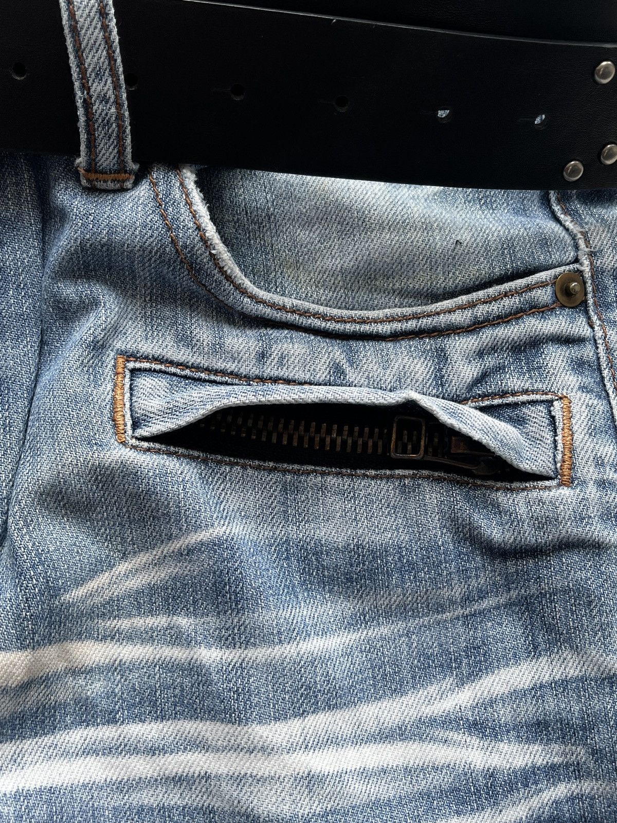 semanticdesign 2000s Semantic Design Fading Jeans Vkei If six was nine Lgb Size US 30 / EU 46 - 9 Thumbnail